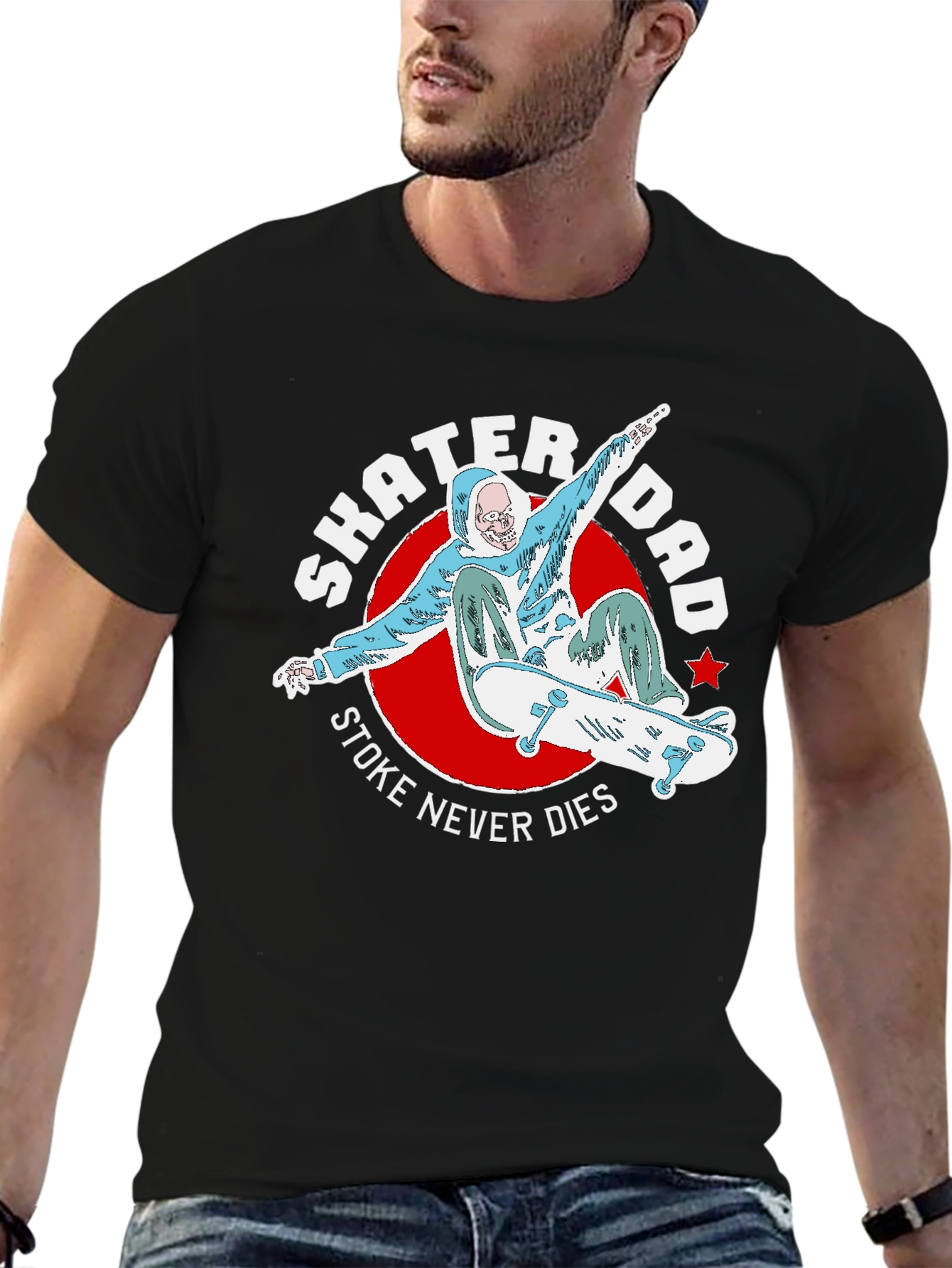 Skater Dad Tee - Stoke Never Dies