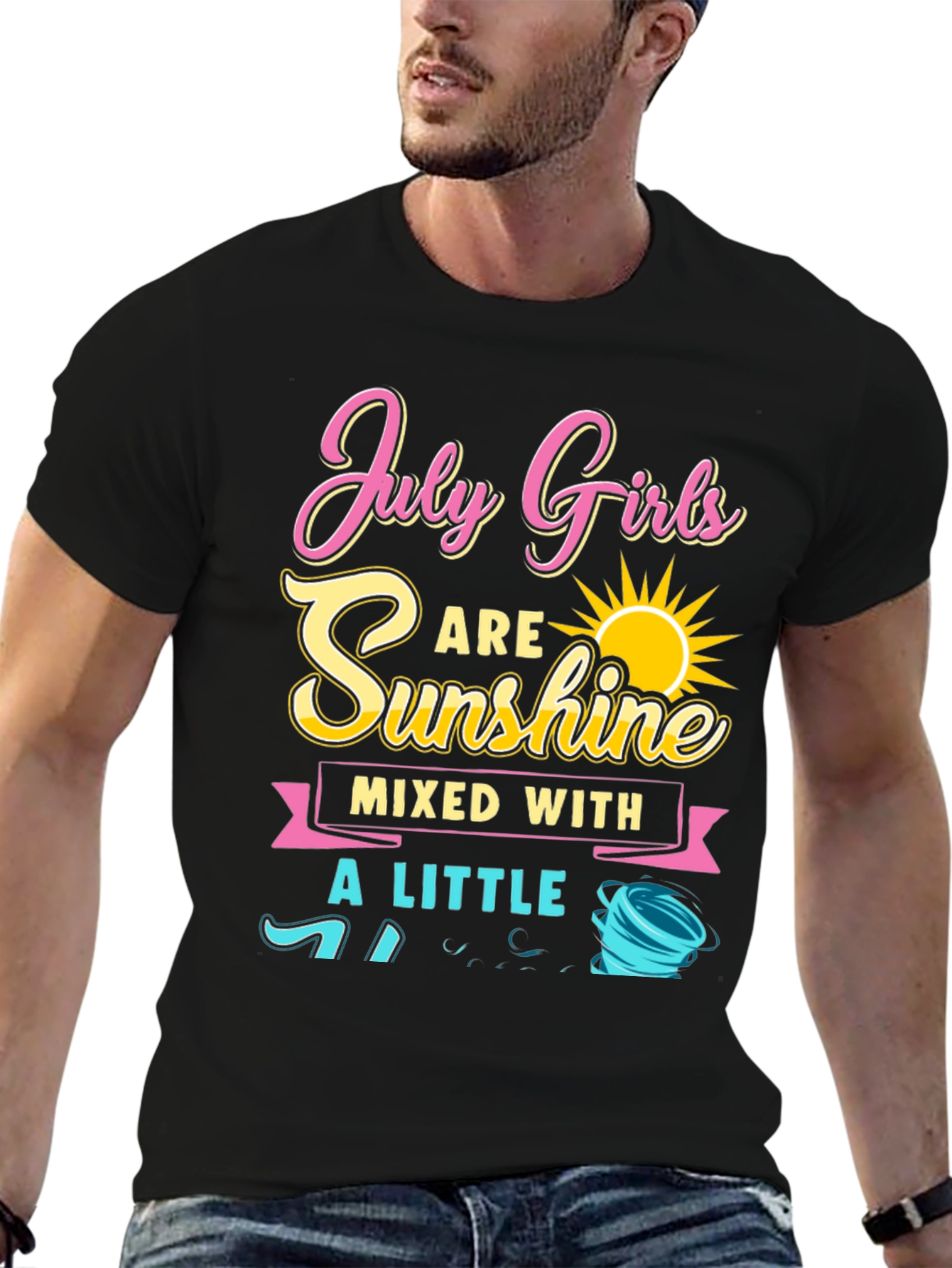 July Girls Sunshine & Little Hurricane Graphic Tee
