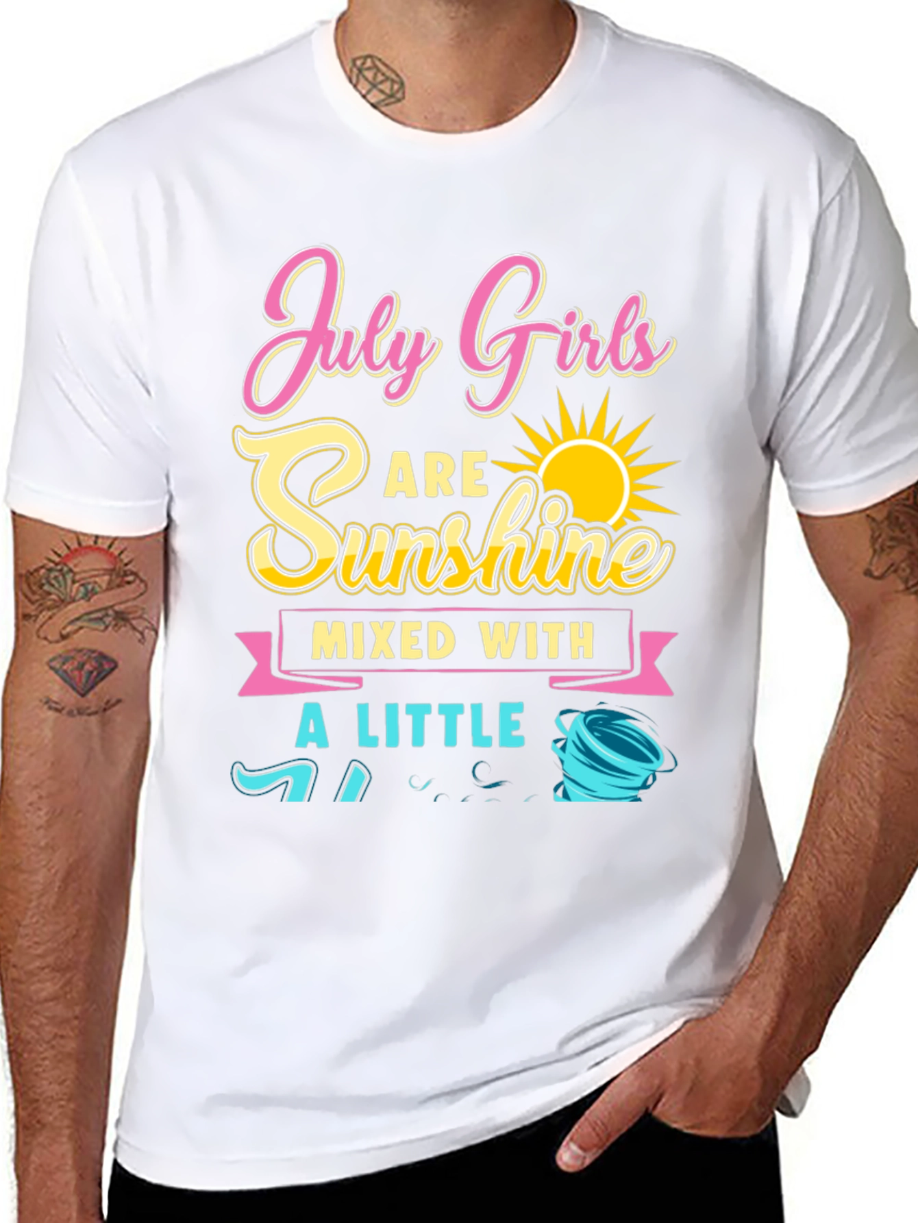 July Girls Sunshine & Little Hurricane Graphic Tee