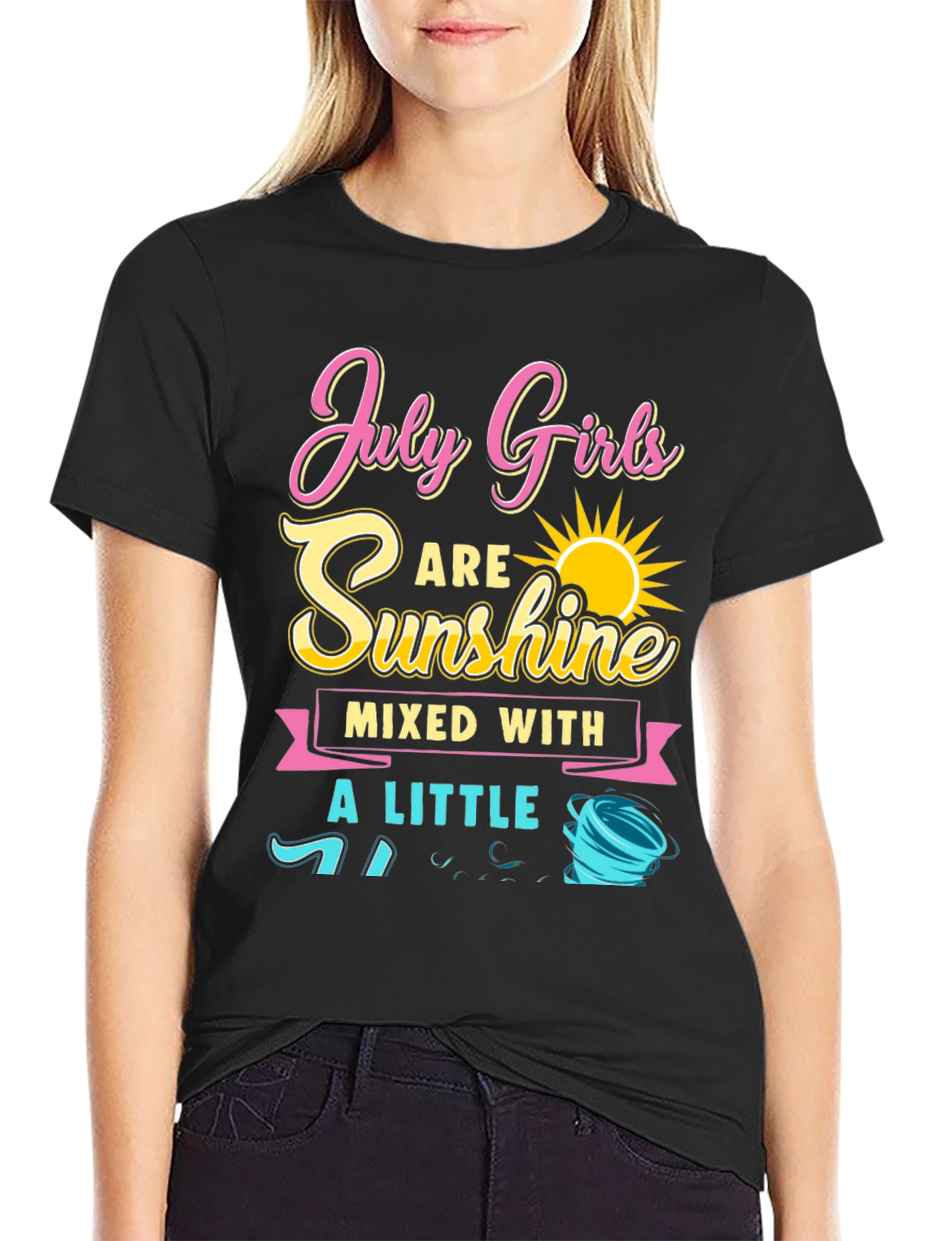 July Girls Sunshine & Little Hurricane Graphic Tee