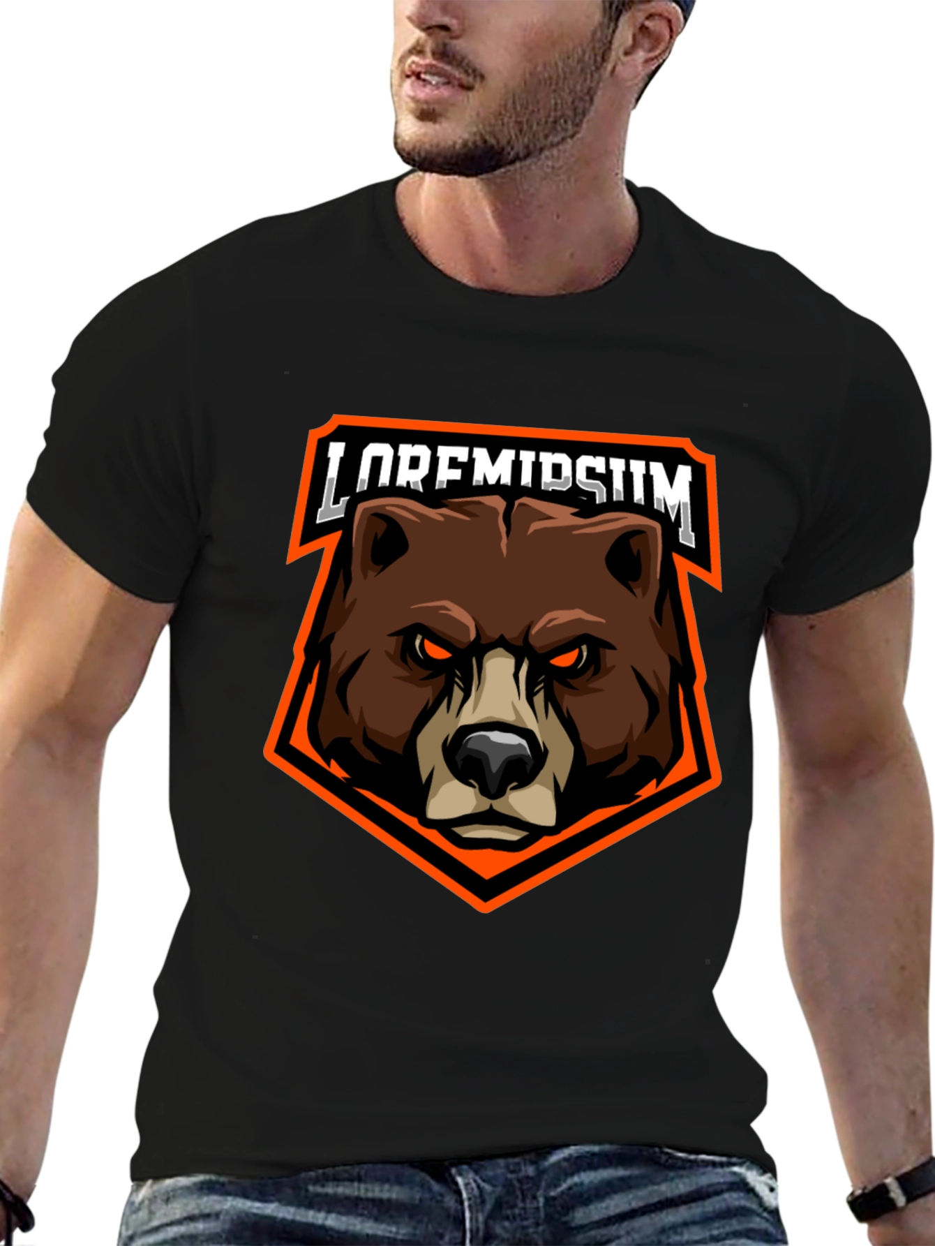 Bear Graphic T-Shirt - Bold Streetwear Style