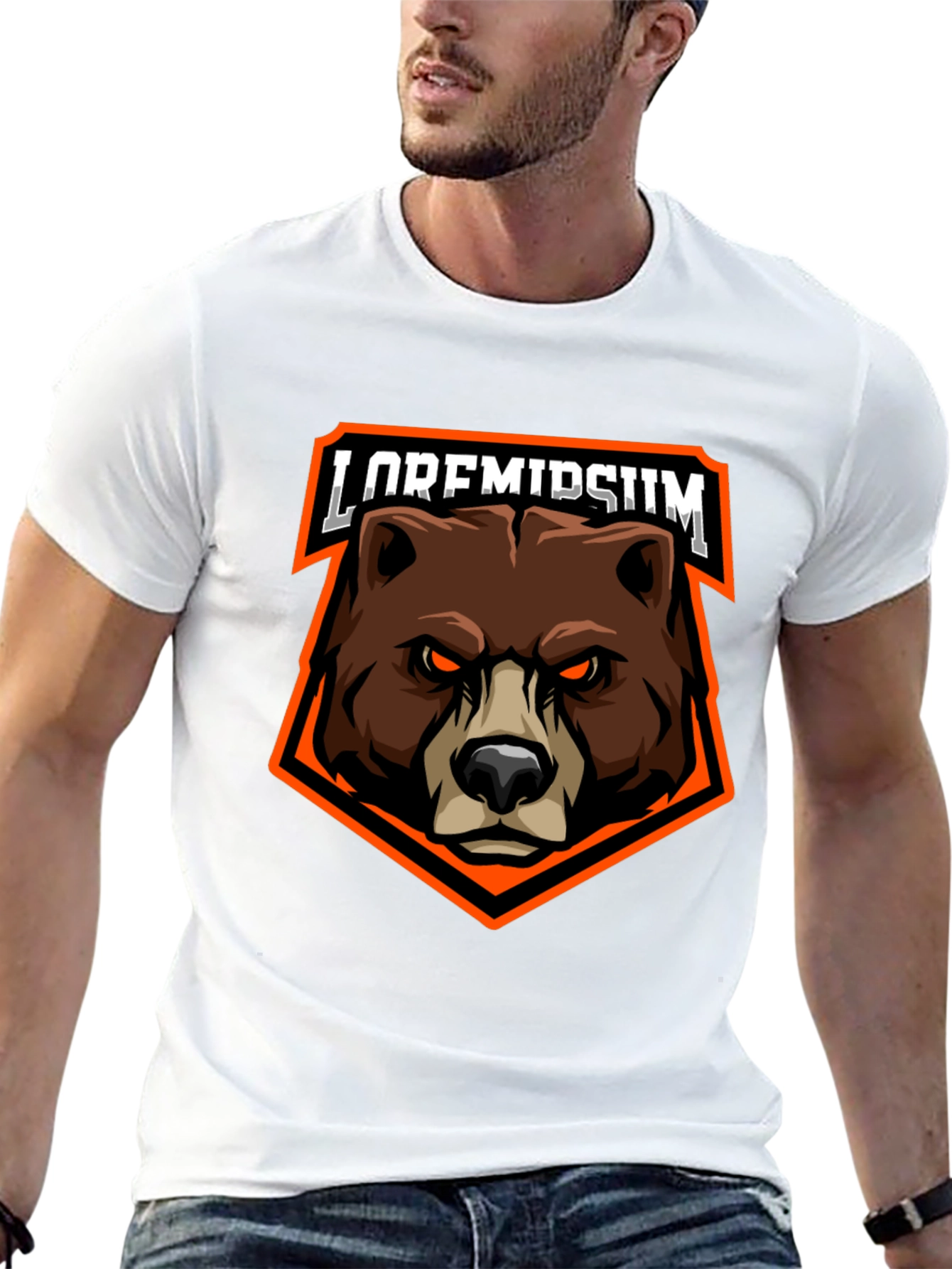 Bear Graphic T-Shirt - Bold Streetwear Style