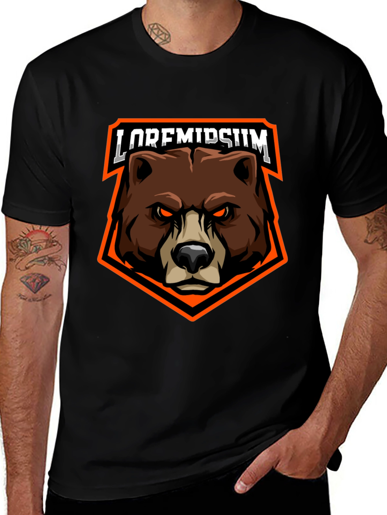 Bear Graphic T-Shirt - Bold Streetwear Style