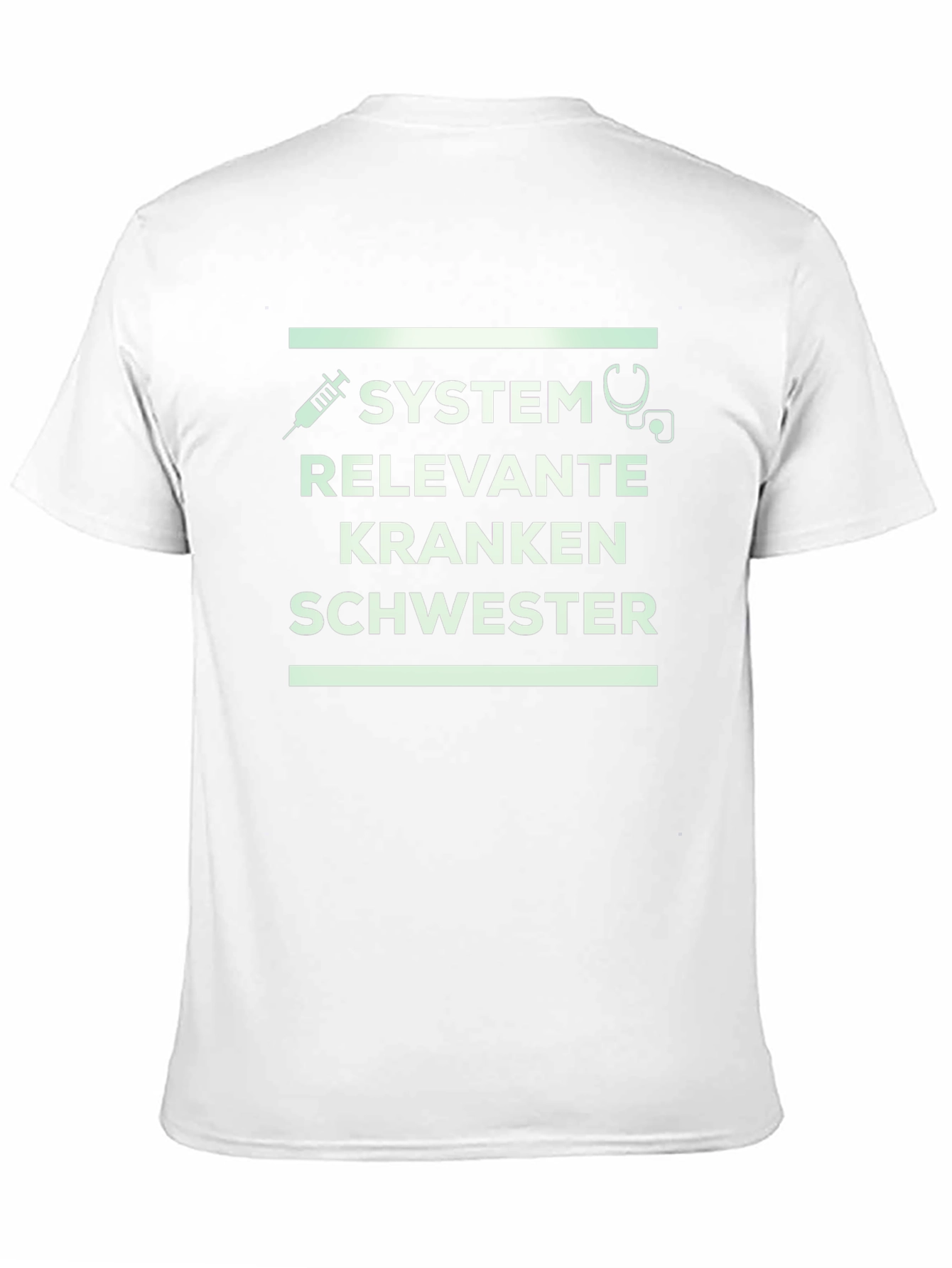 System Relevant Krankenschwester Black T-Shirt