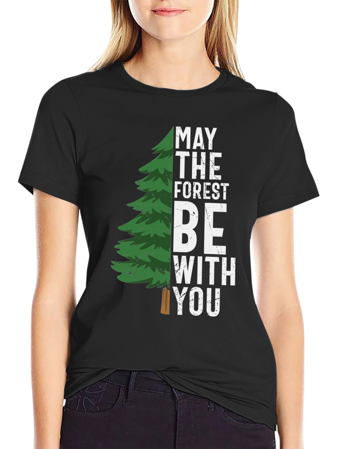 May the Forest Be With You Graphic Tee