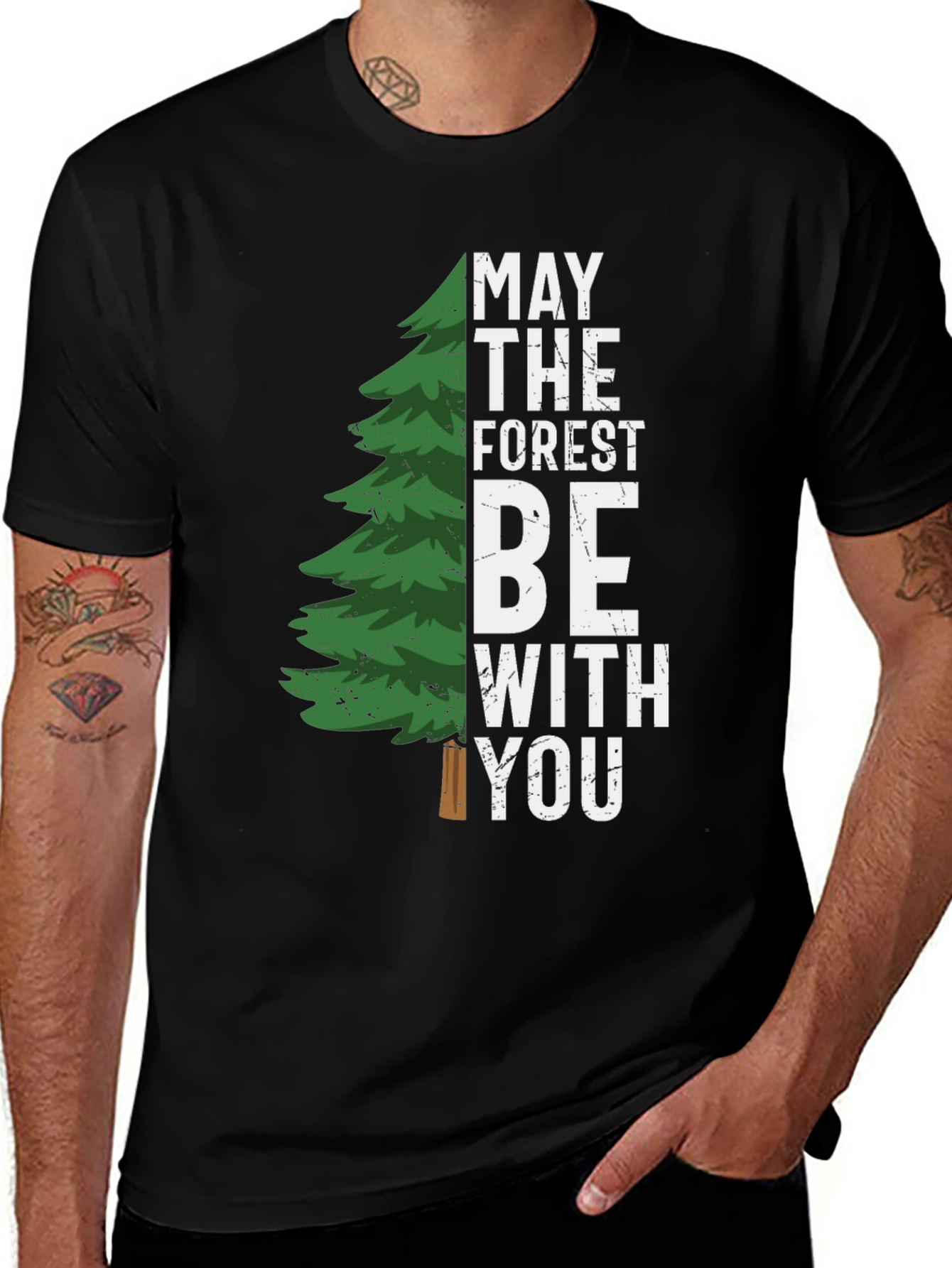 May the Forest Be With You Graphic Tee