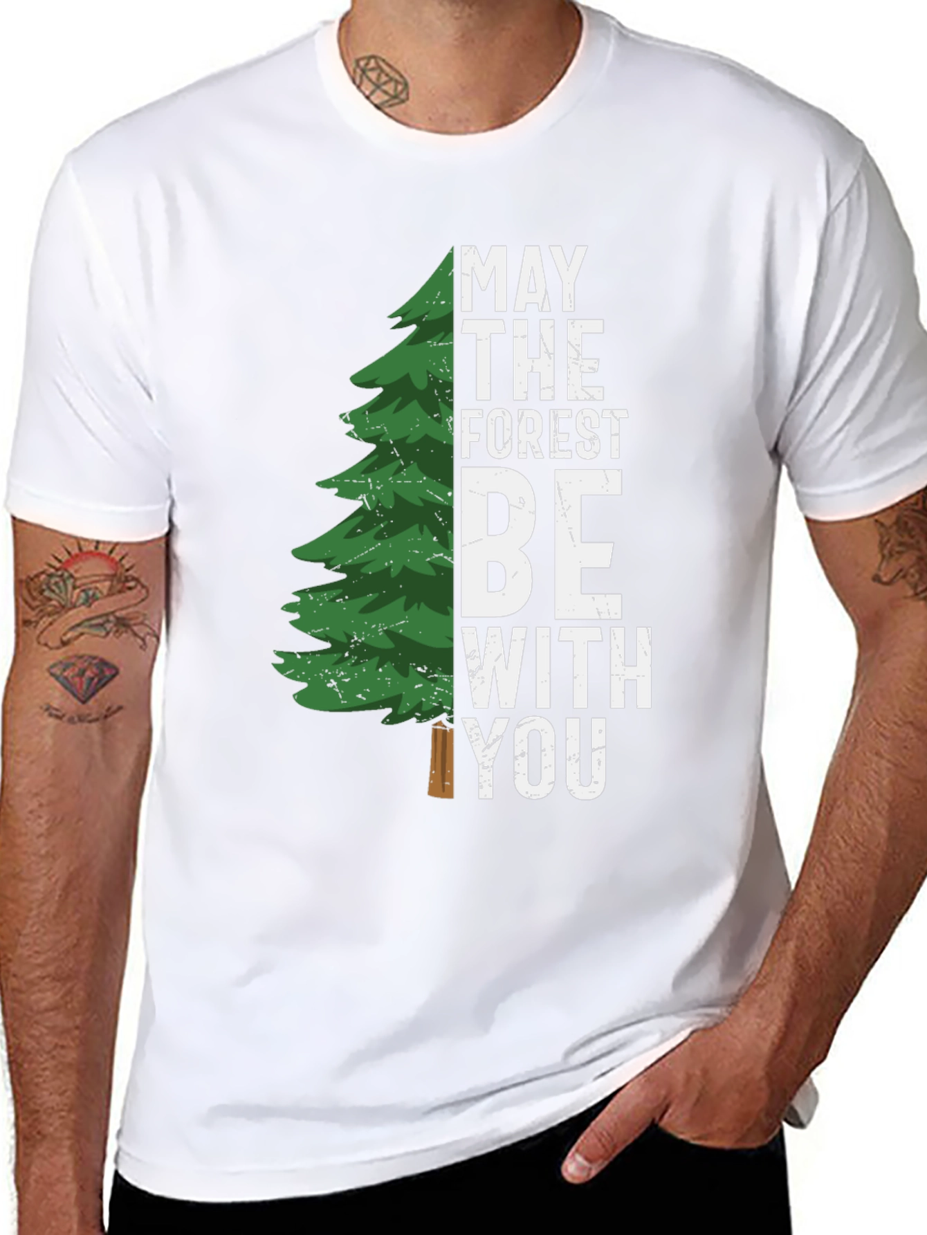 May the Forest Be With You Graphic Tee