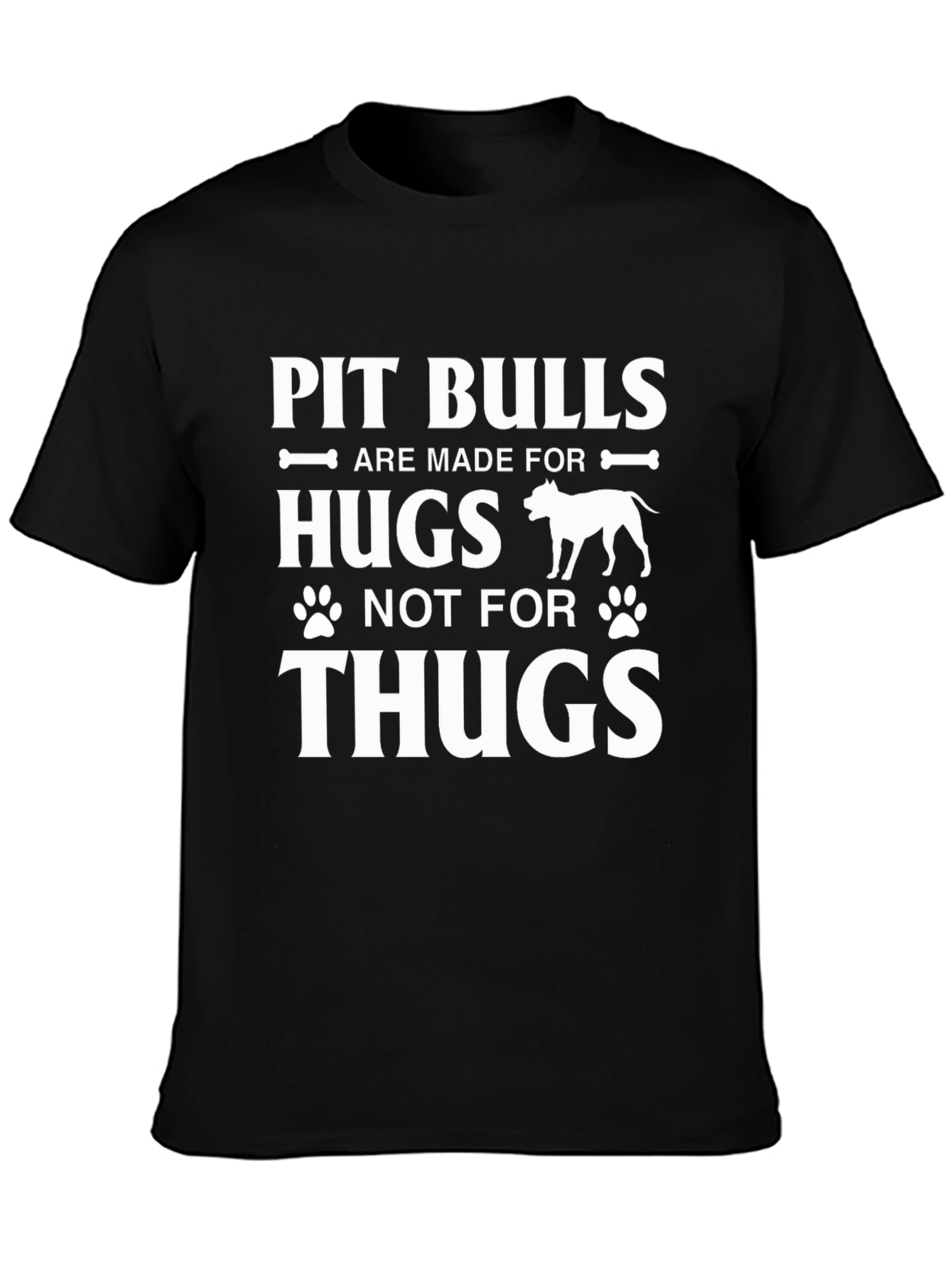 Pit Bull Hugs T-Shirt - Dog Lover Tee