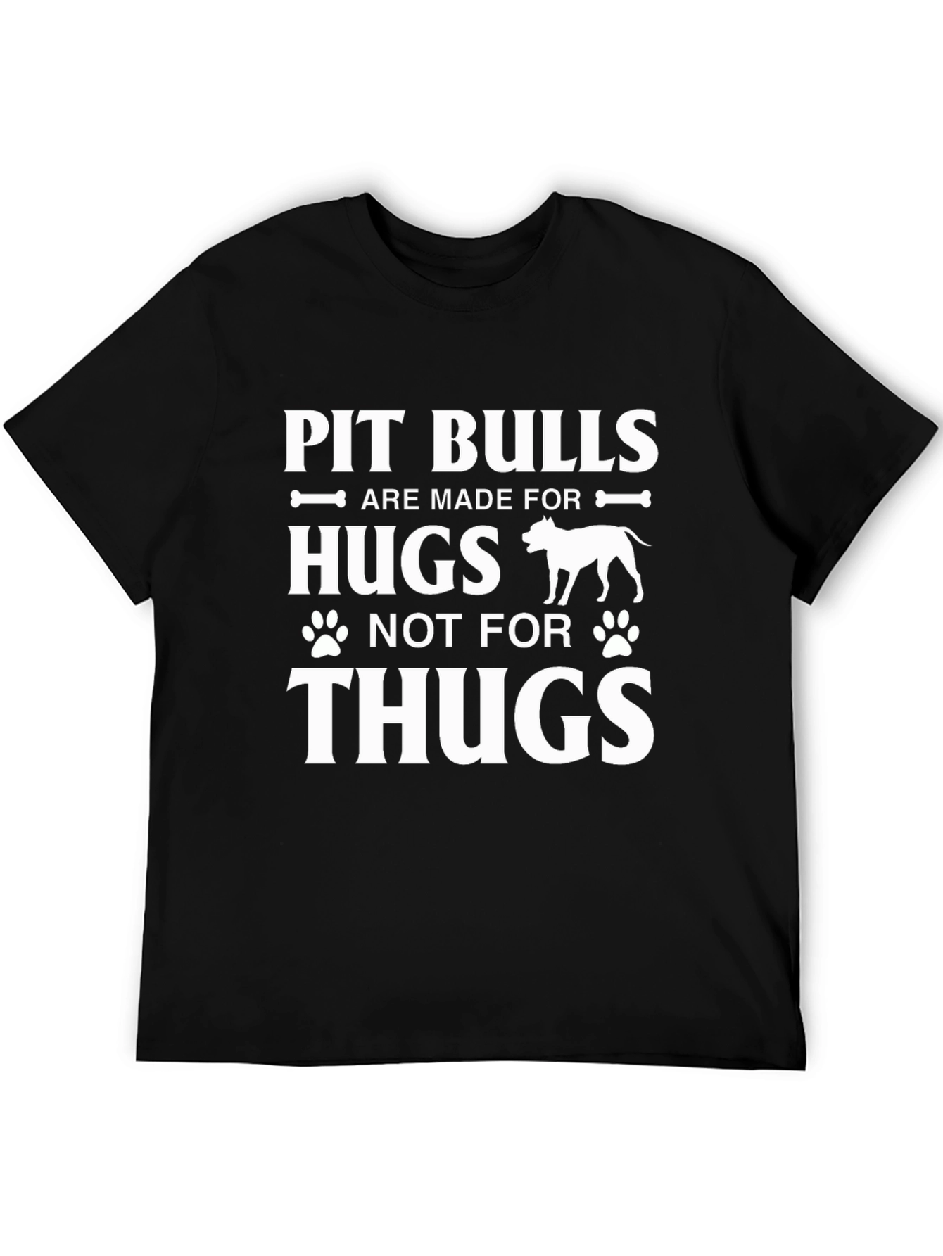 Pit Bull Hugs T-Shirt - Dog Lover Tee