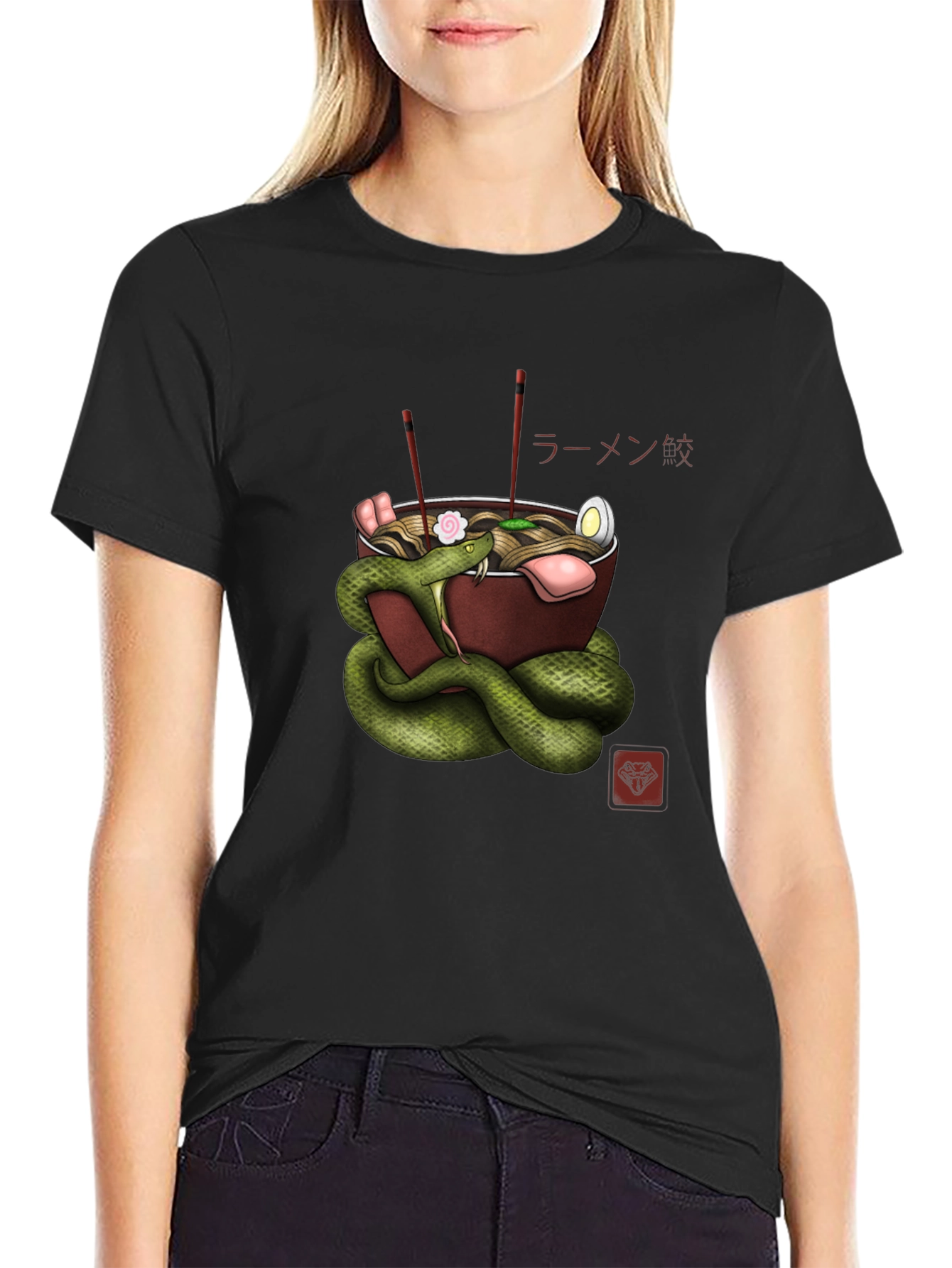 Snake Ramen Graphic Tee - Unique Streetwear