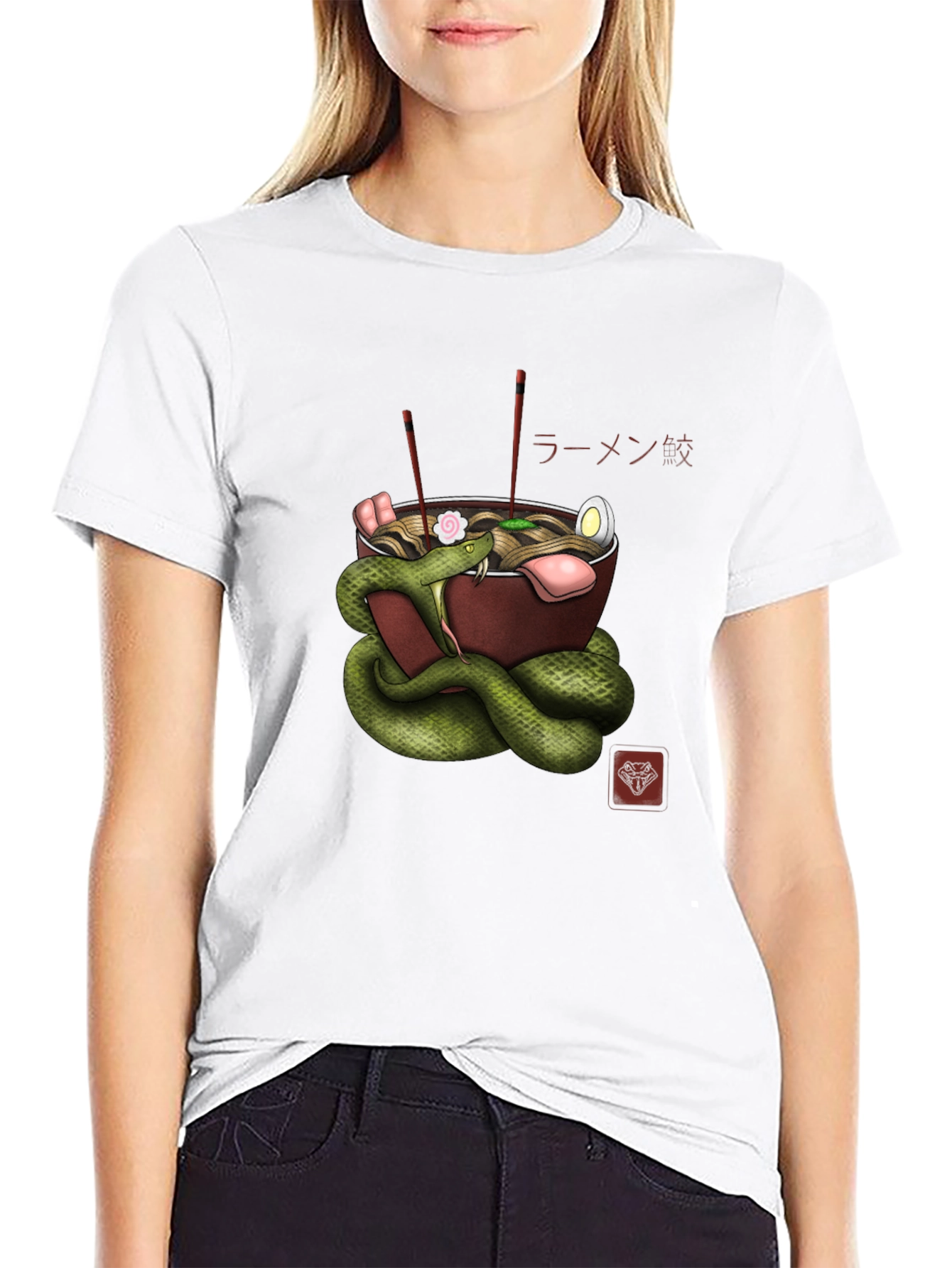 Snake Ramen Graphic Tee - Unique Streetwear