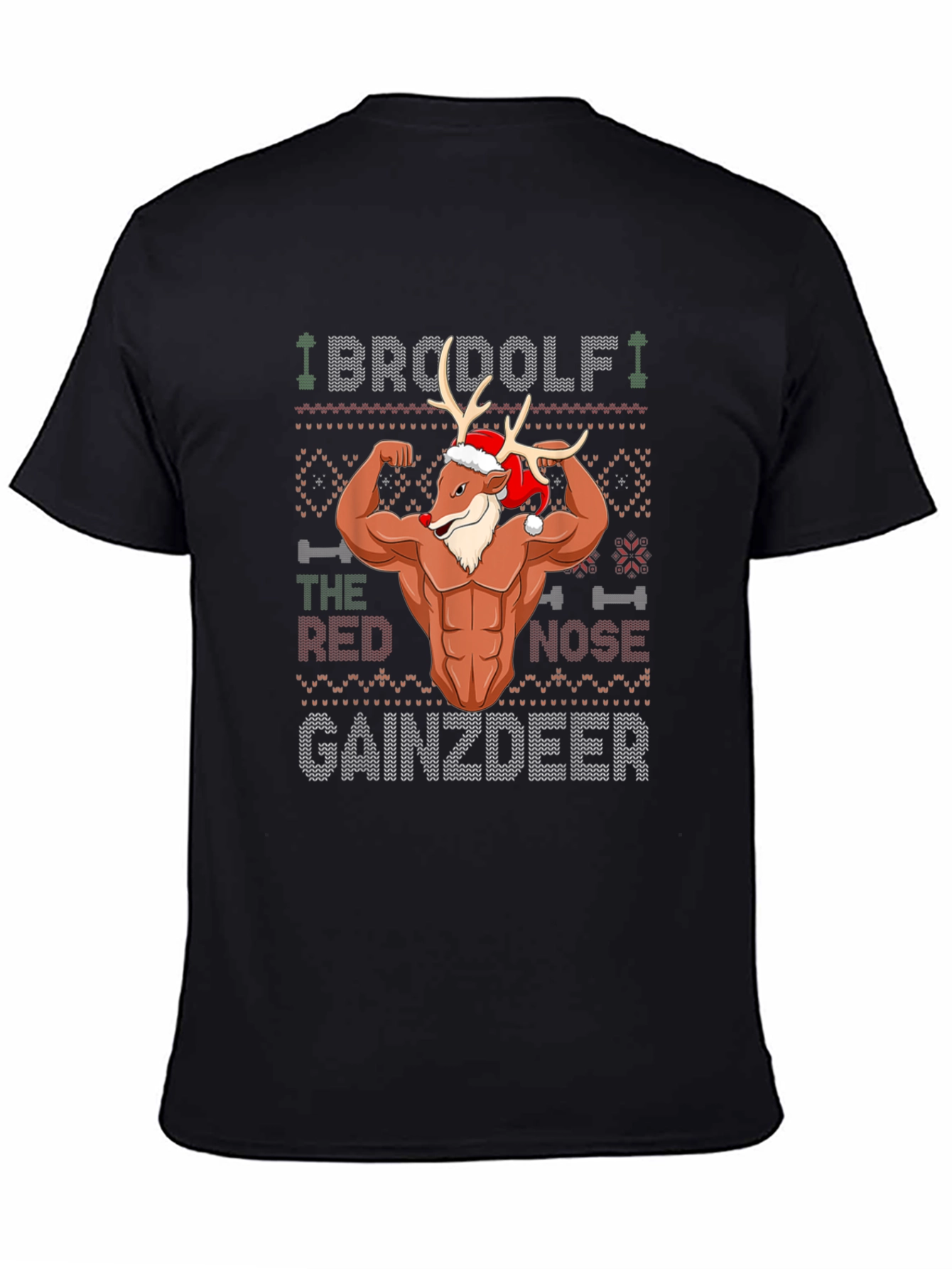 BroDolph Gainzdeer Christmas T-Shirt