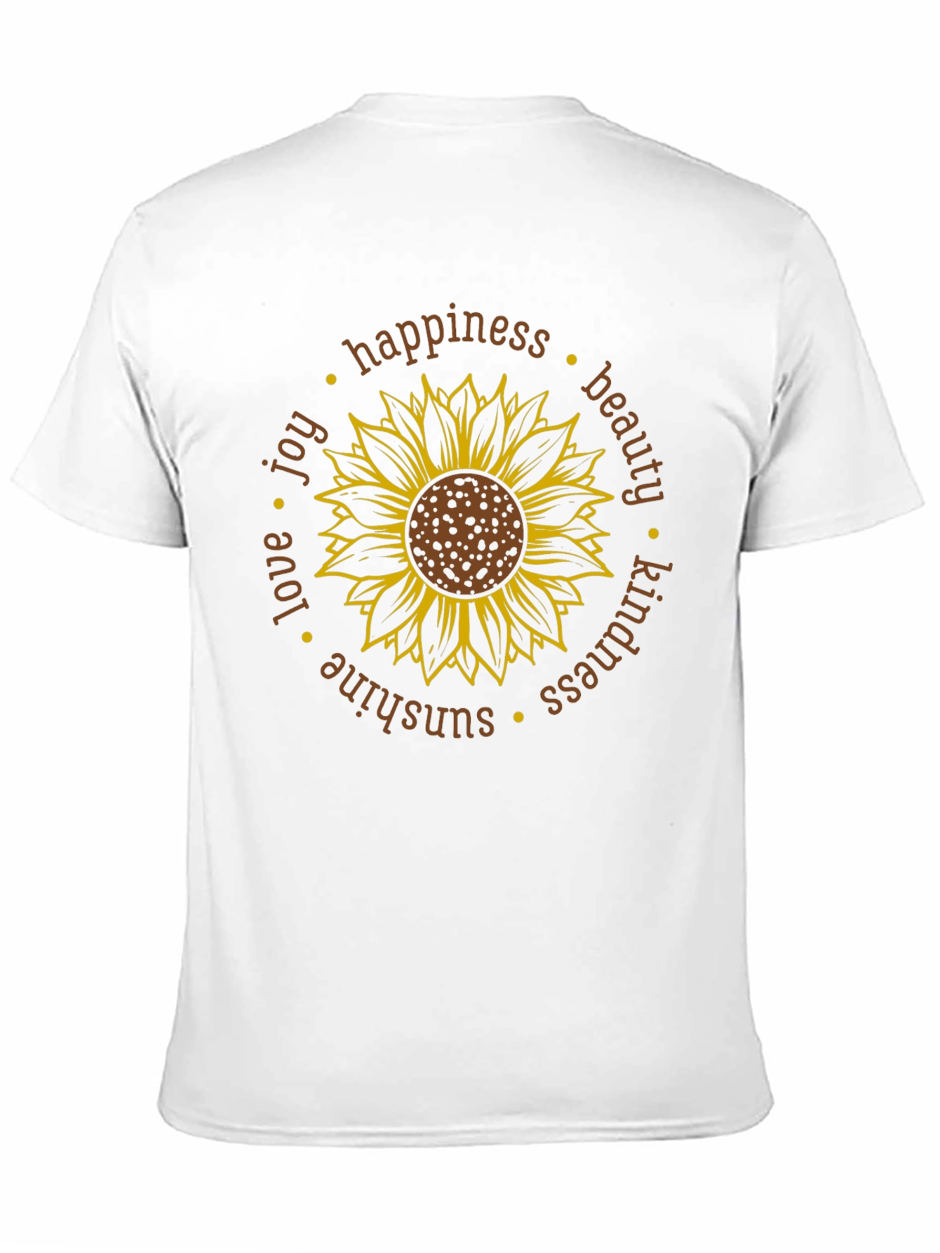 Sunflower Happiness Graphic T-Shirt - Unisex Cotton Tee