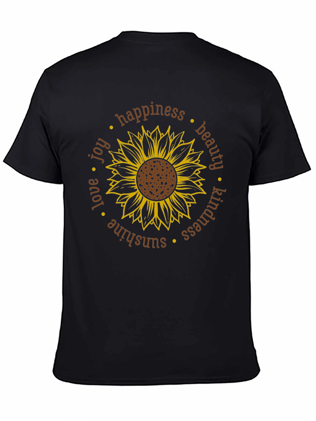 Sunflower Happiness Graphic T-Shirt - Unisex Cotton Tee