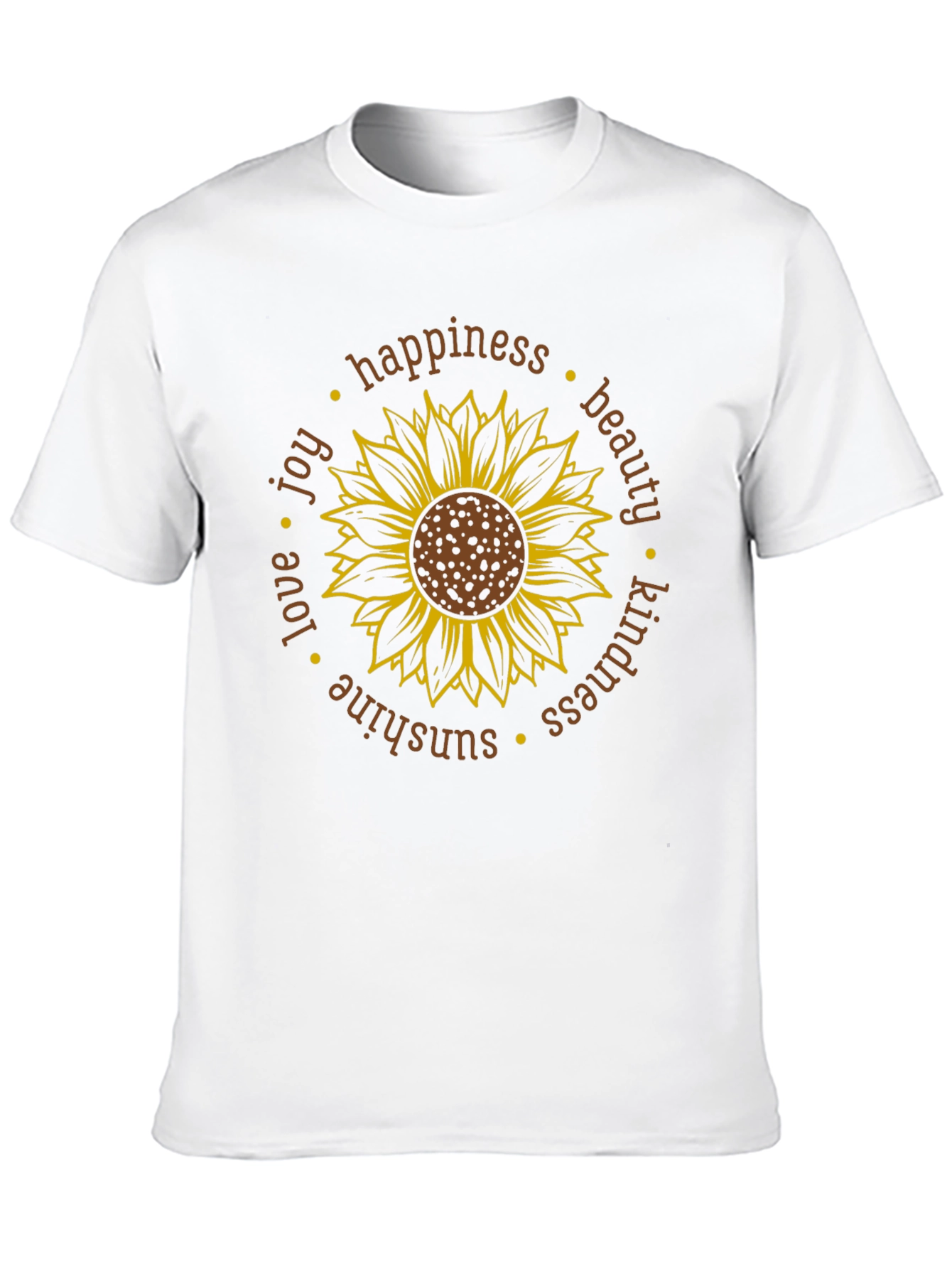 Sunflower Happiness Graphic T-Shirt - Unisex Cotton Tee