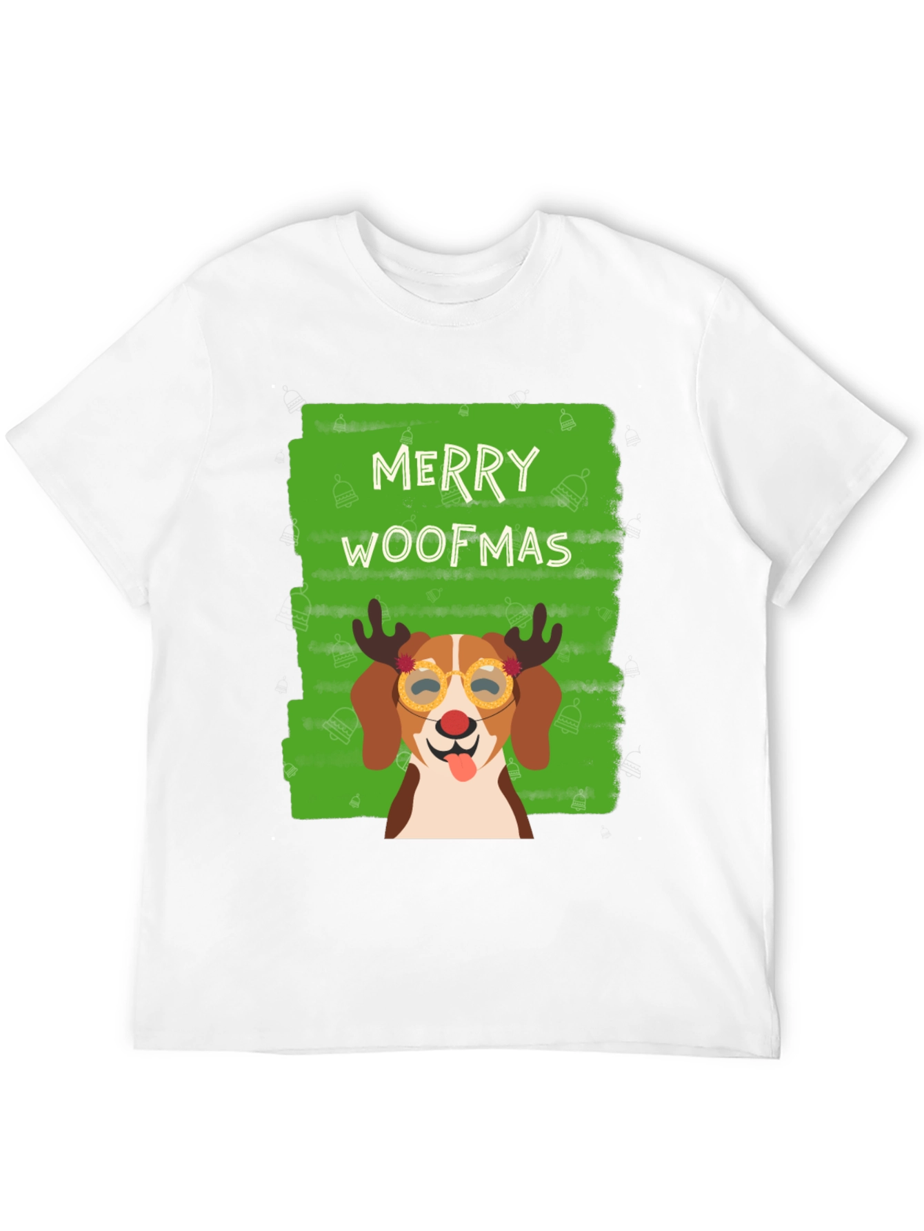 Merry Woofmas Dog Christmas Graphic Tee