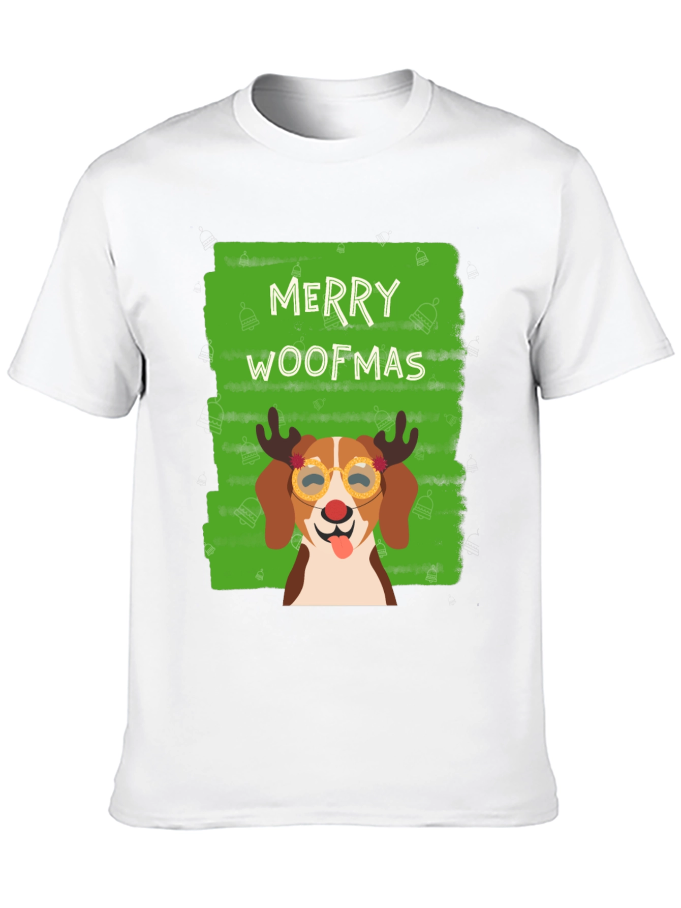 Merry Woofmas Dog Christmas Graphic Tee