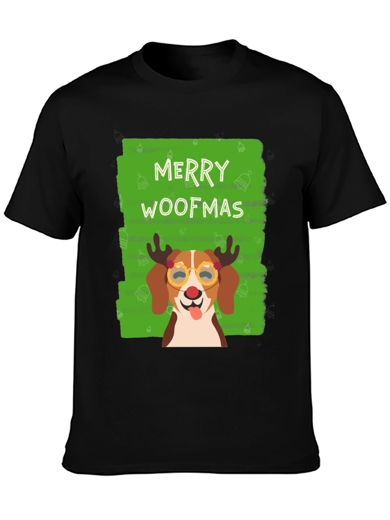 Merry Woofmas Dog Christmas Graphic Tee