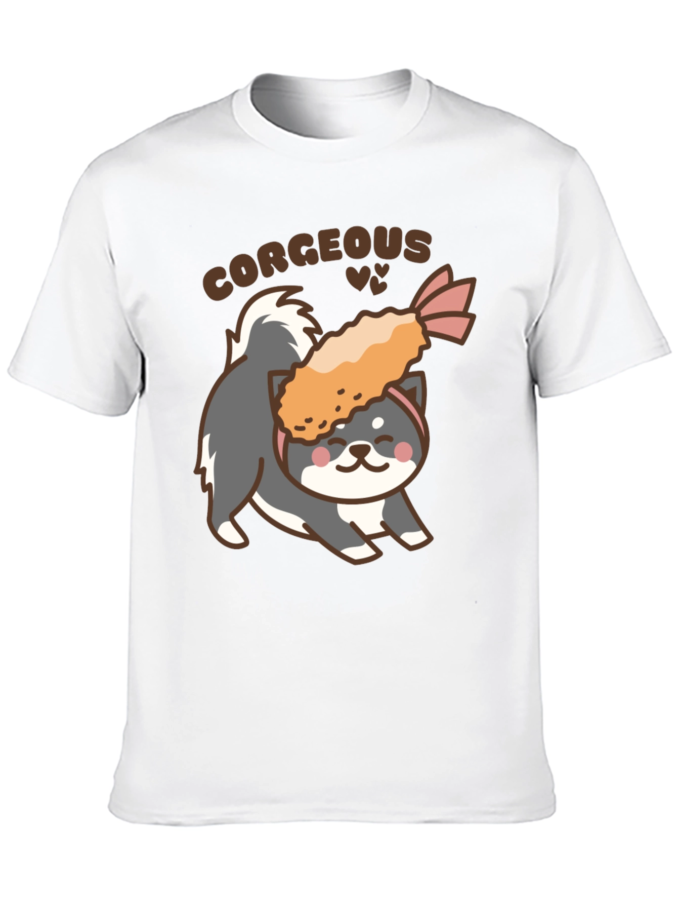 Corgeous Dog & Shrimp Tempura T-Shirt