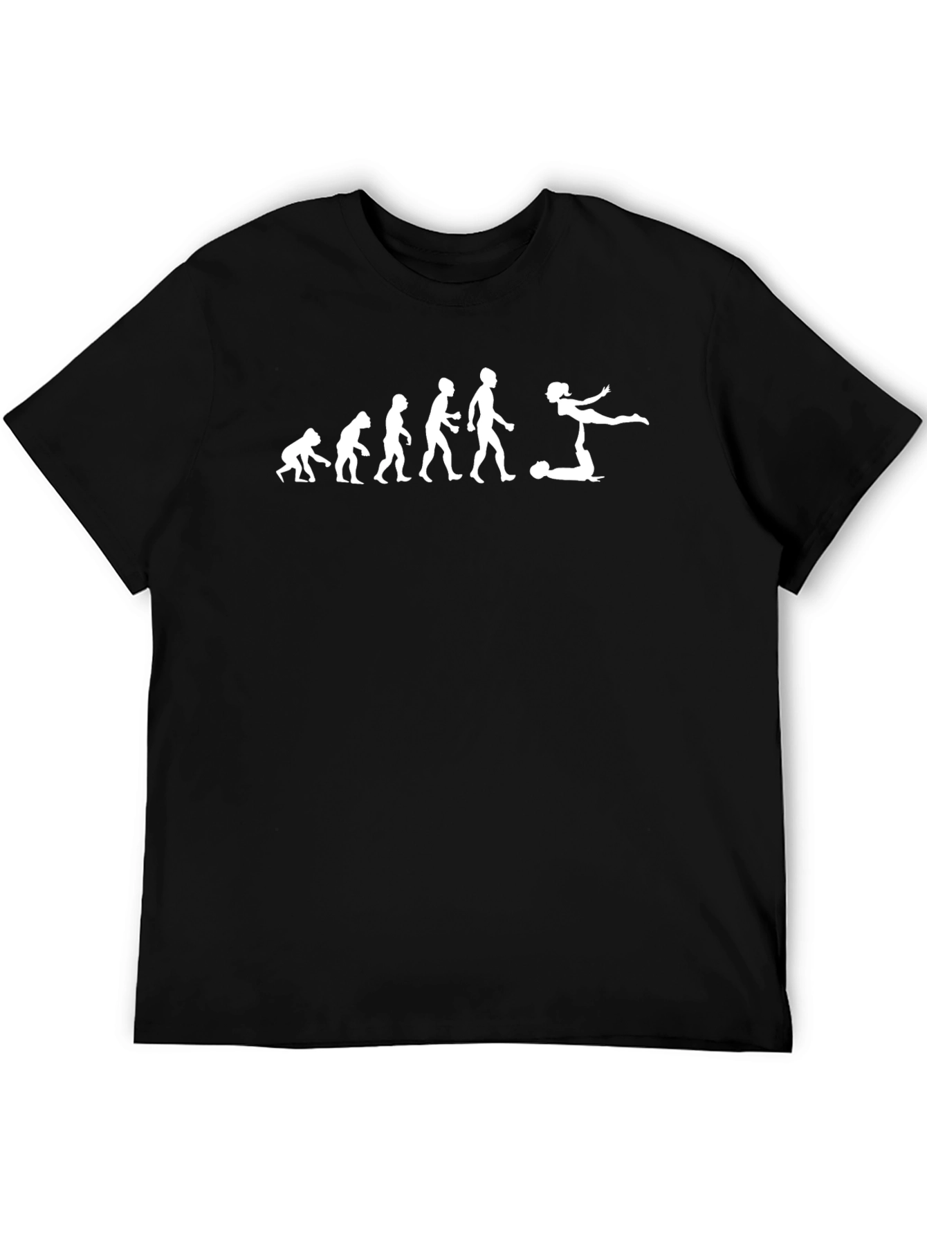 Evolution of Acro T-Shirt - Black Cotton Blend
