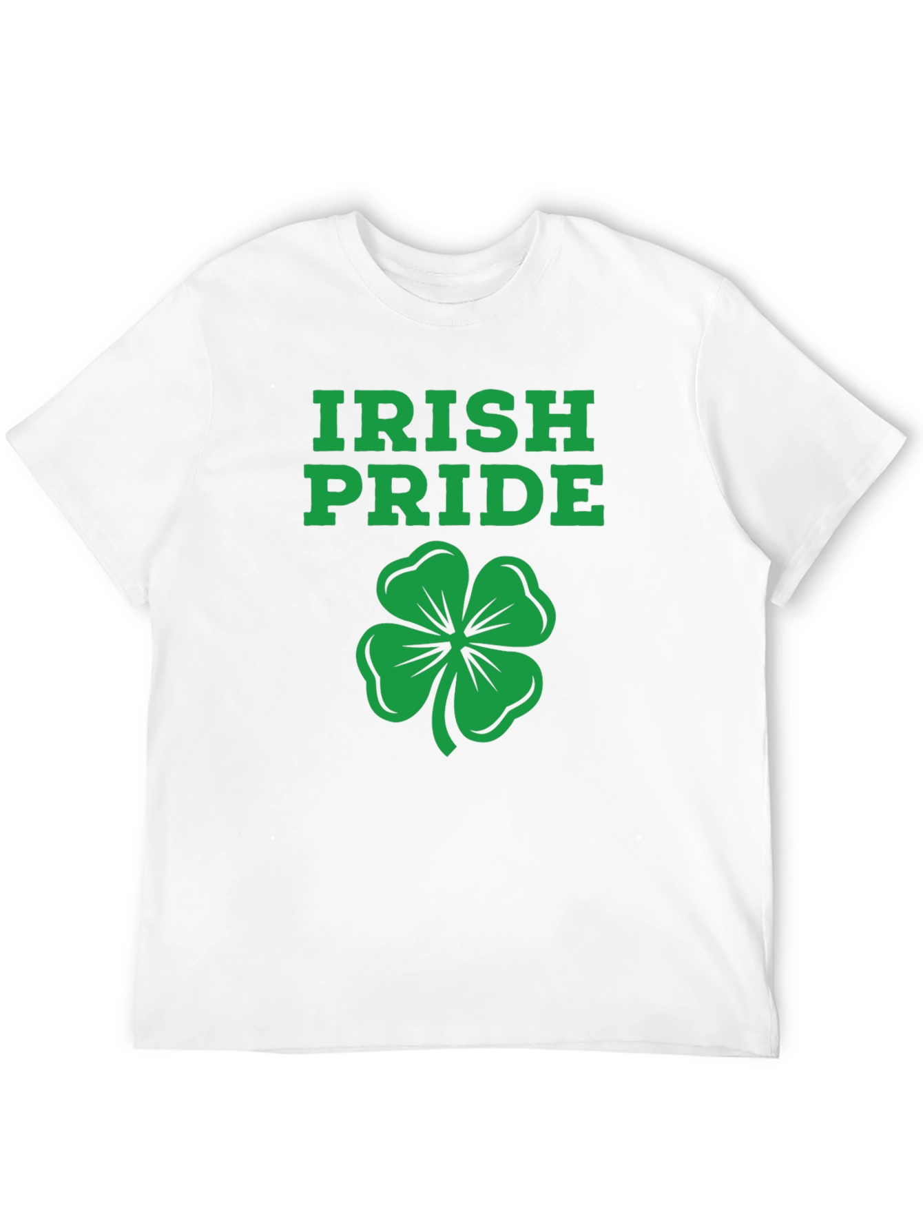 Irish Pride Shamrock Graphic T-Shirt