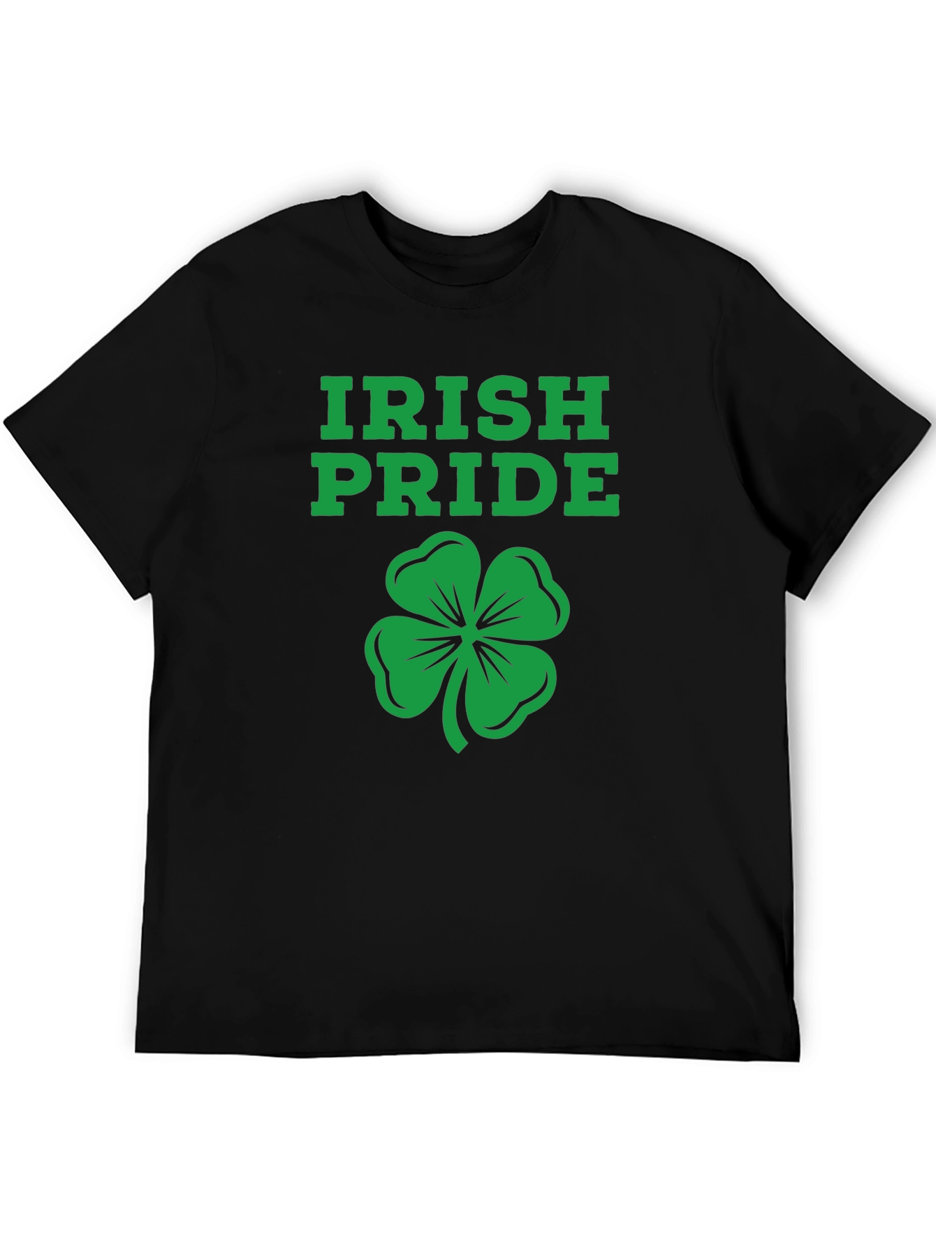 Irish Pride Shamrock Graphic T-Shirt