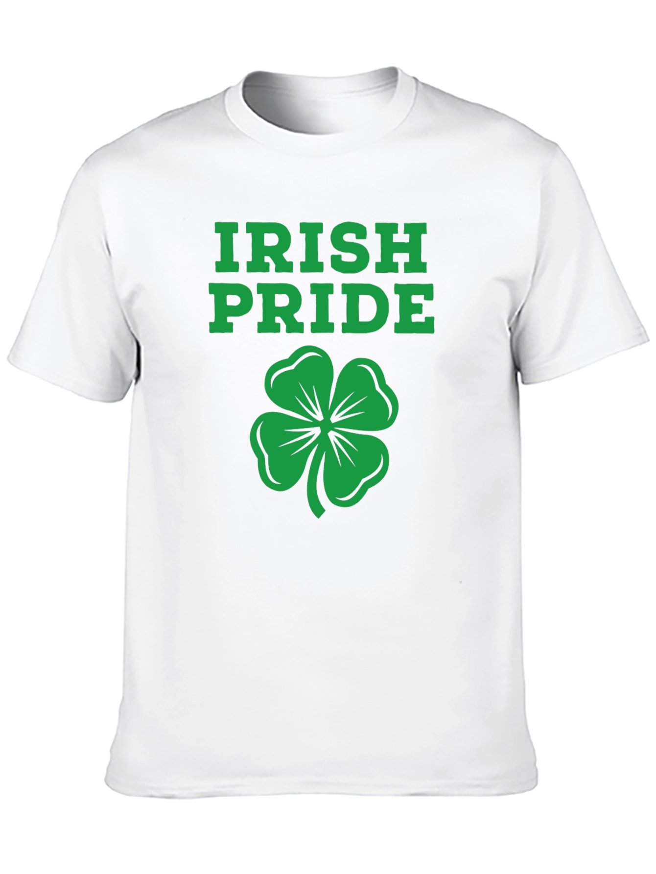 Irish Pride Shamrock Graphic T-Shirt