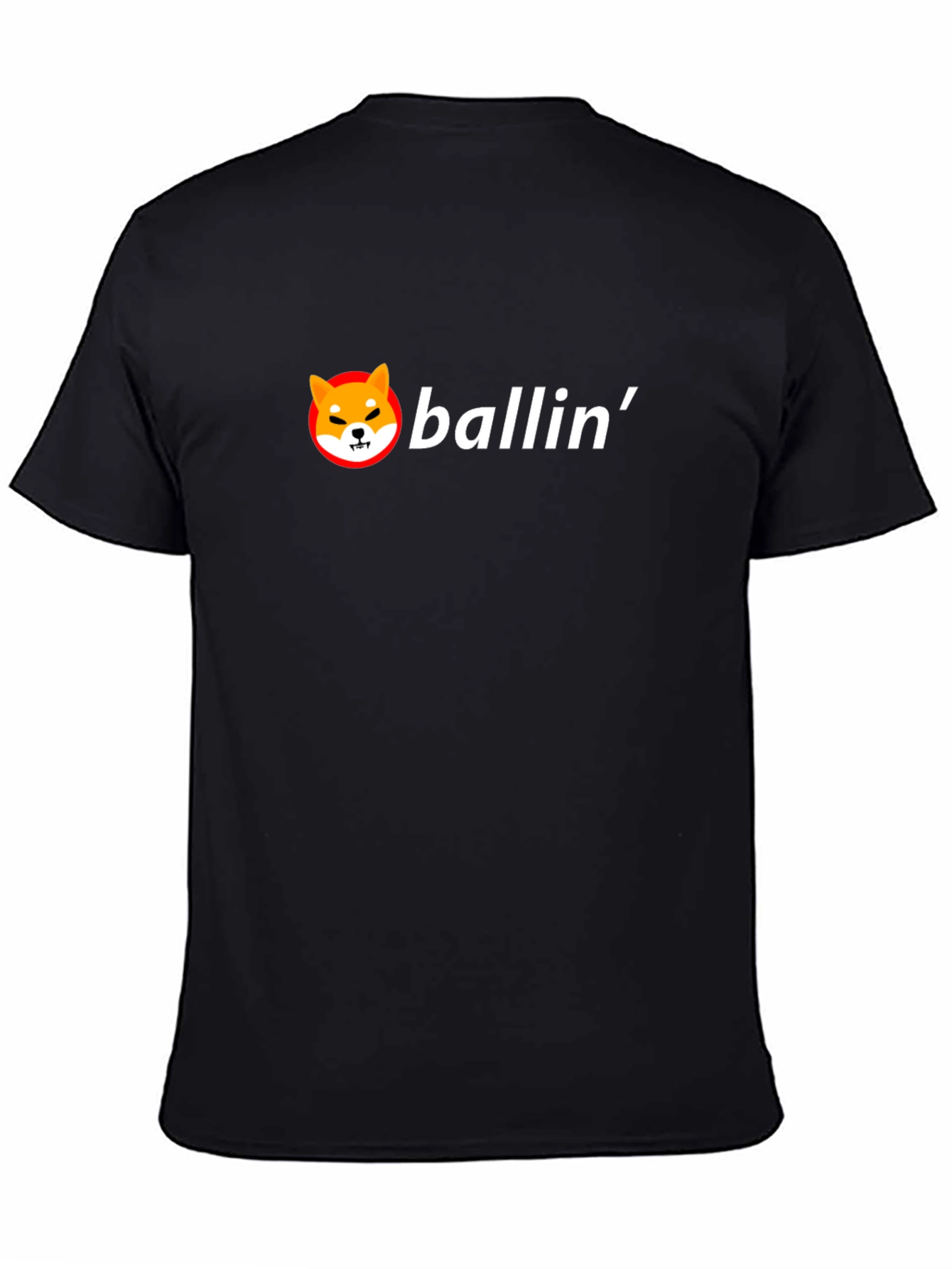 Ballin Shiba Inu T-Shirt - Crypto Meme Tee