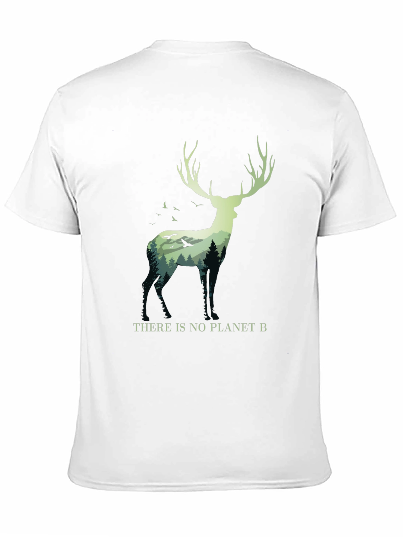 Eco-Friendly Deer Graphic Tee
