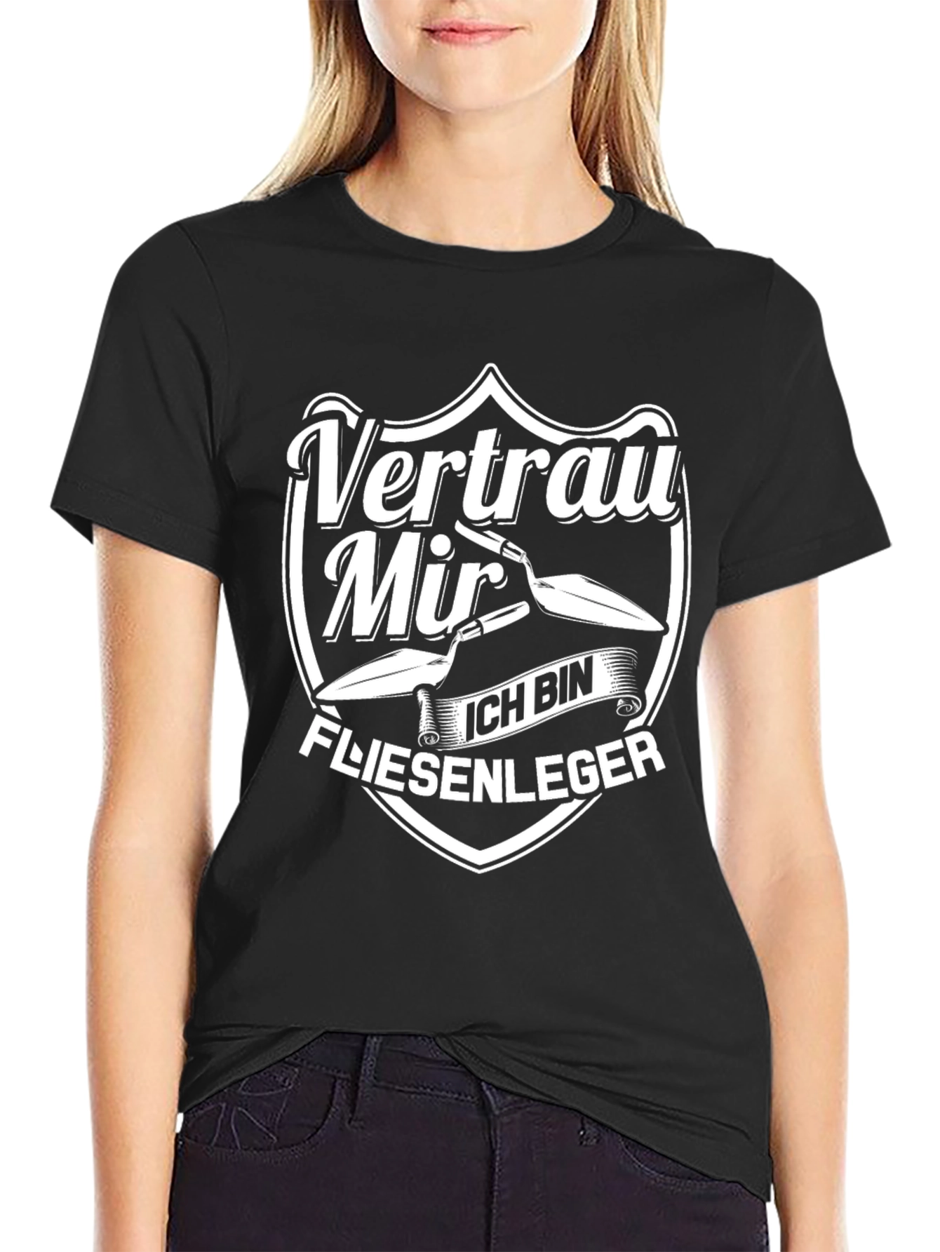 Vertrau Mir Ich Bin Fliesenleger T-Shirt