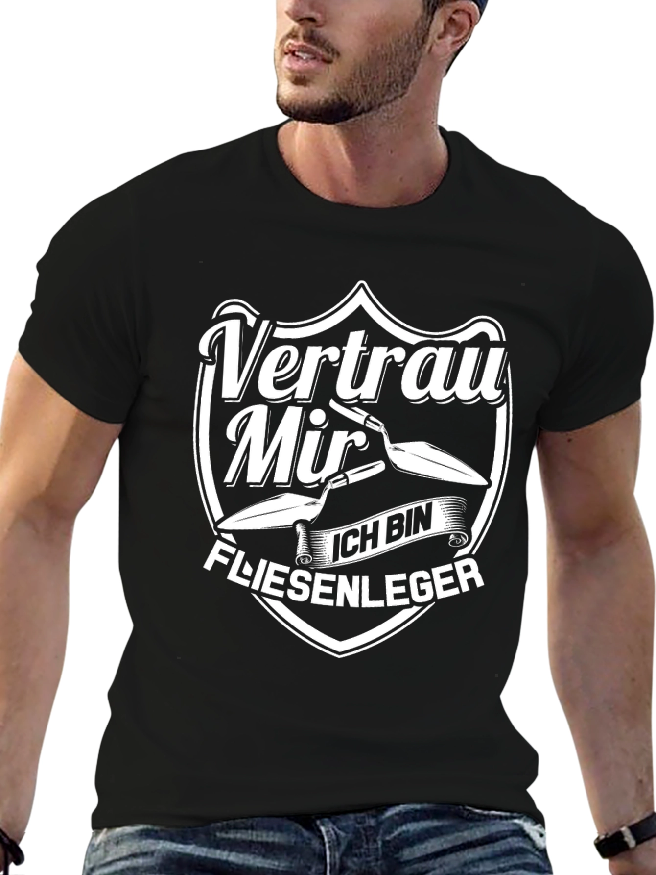 Vertrau Mir Ich Bin Fliesenleger T-Shirt