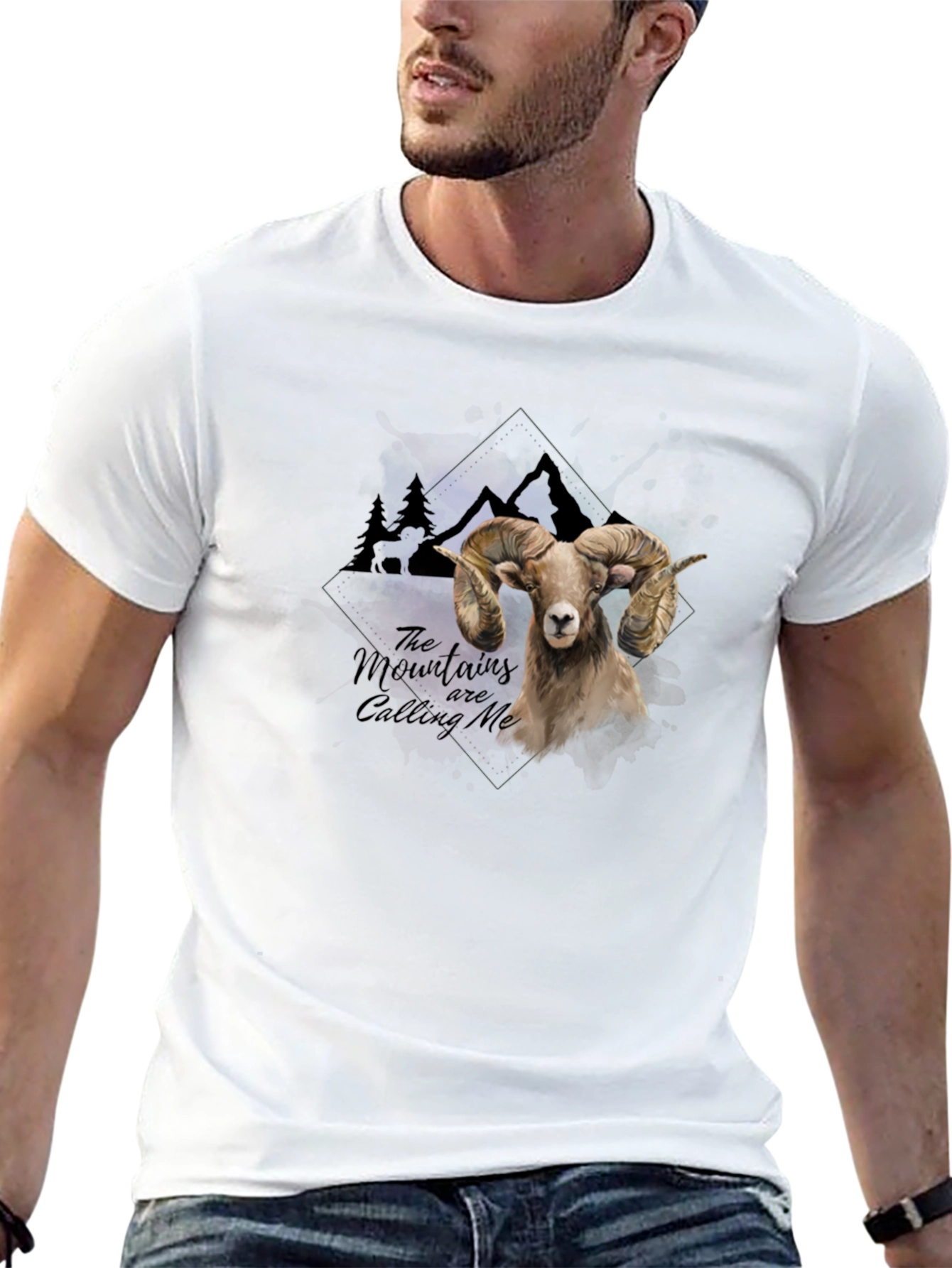 Mountains are Calling Me Ram Graphic Tee