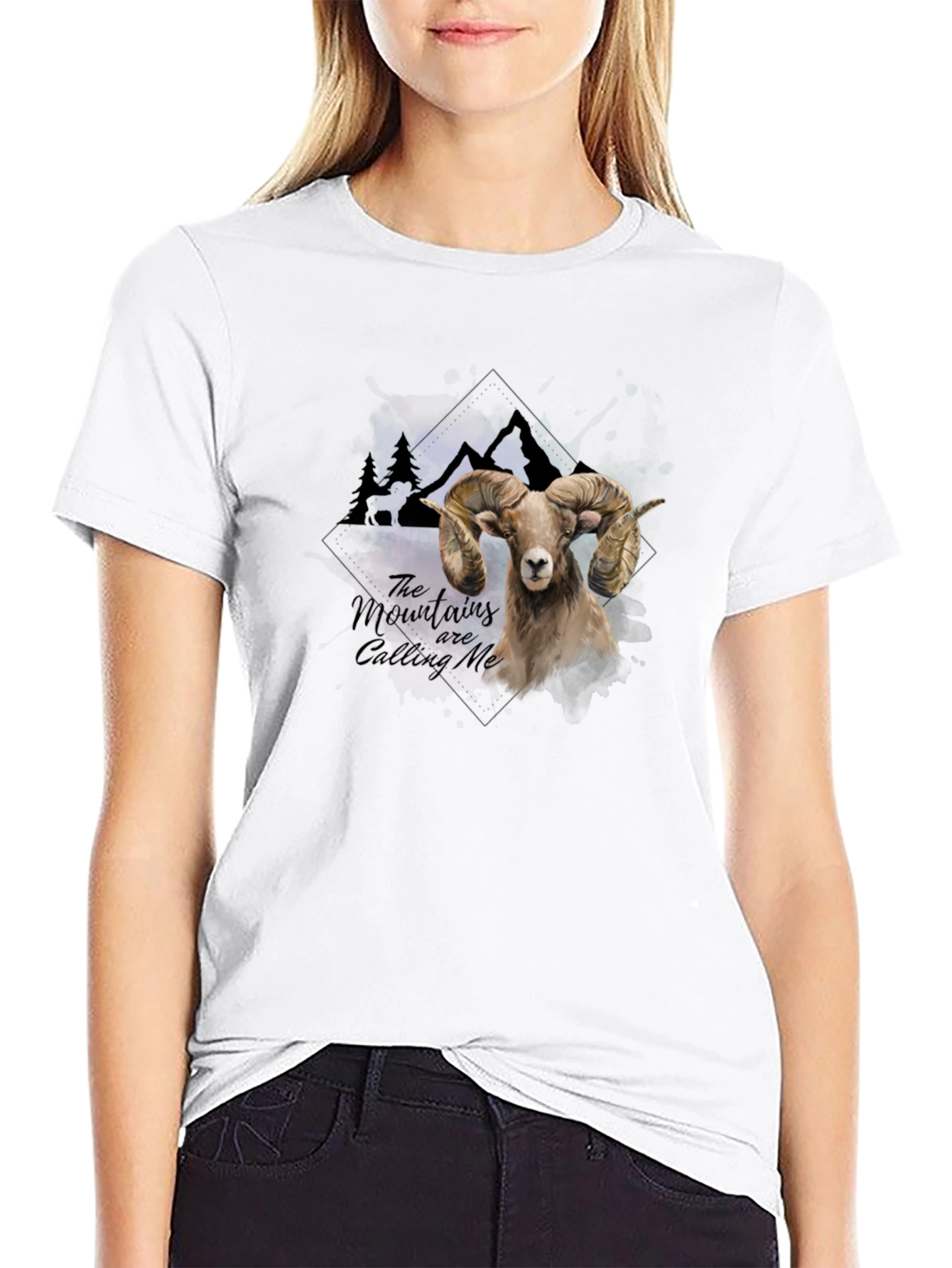 Mountains are Calling Me Ram Graphic Tee