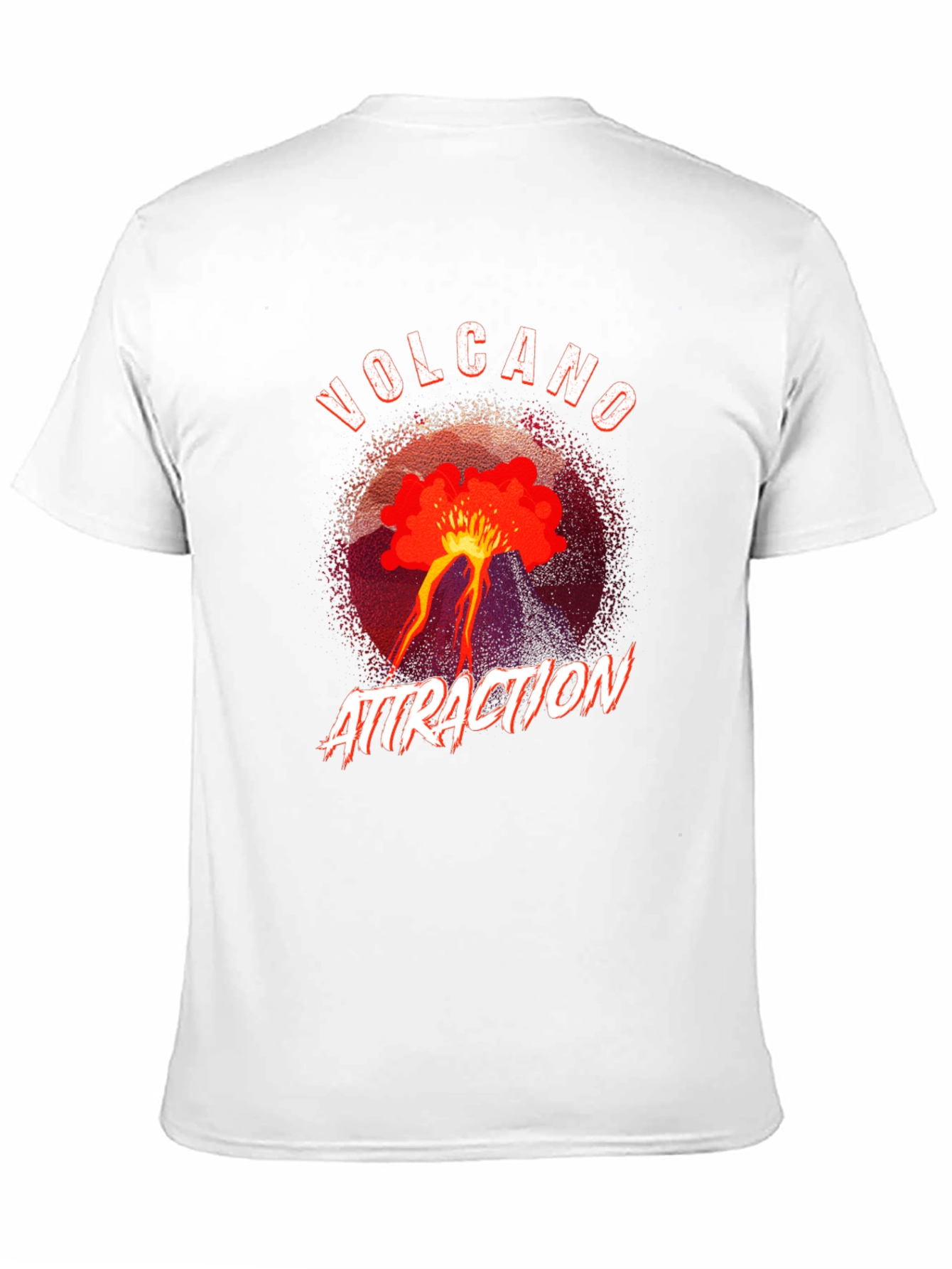 Volcano Attraction Black T-Shirt