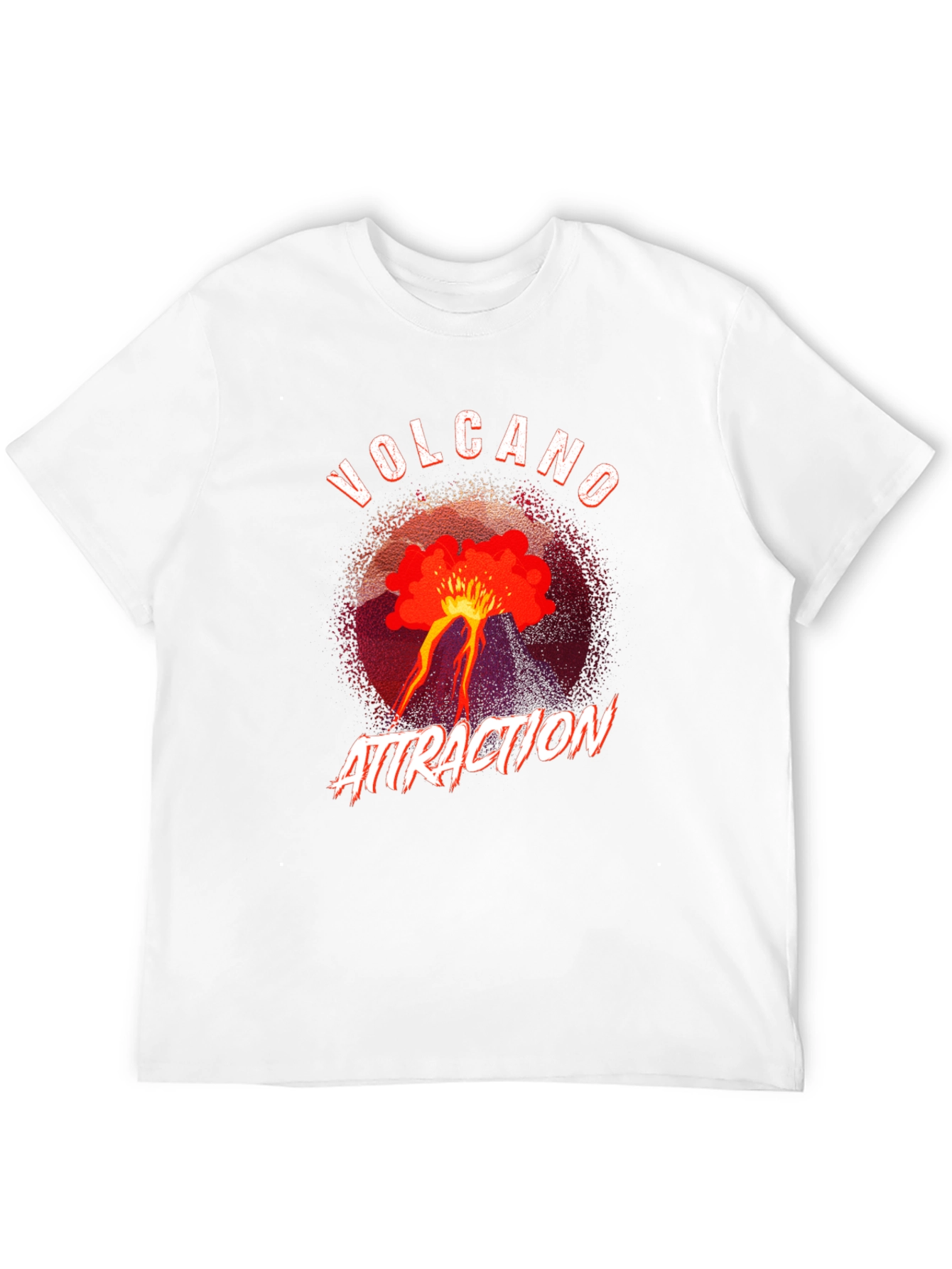 Volcano Attraction Black T-Shirt
