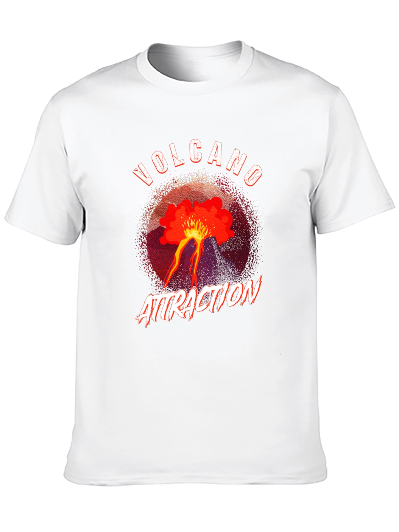 Volcano Attraction Black T-Shirt