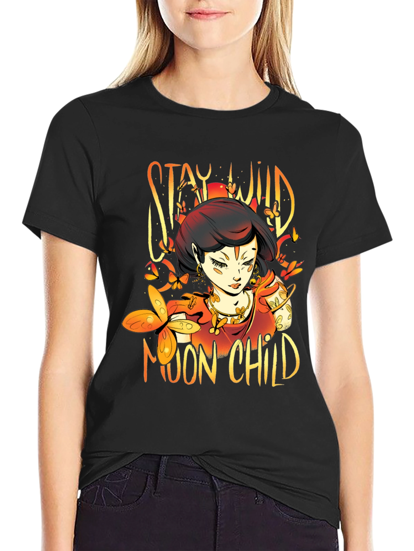 Stay Wild Moon Child Graphic T-Shirt