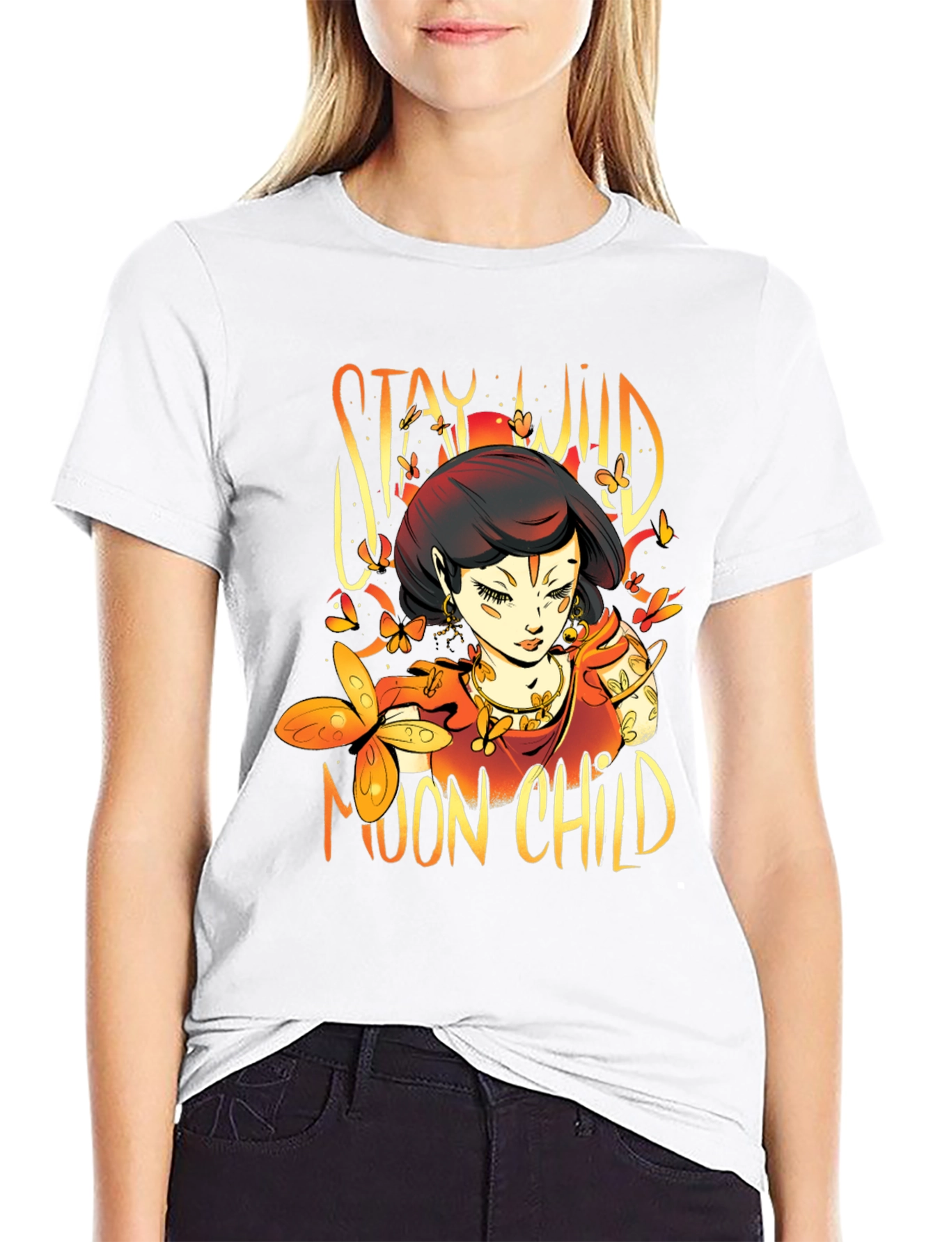 Stay Wild Moon Child Graphic T-Shirt