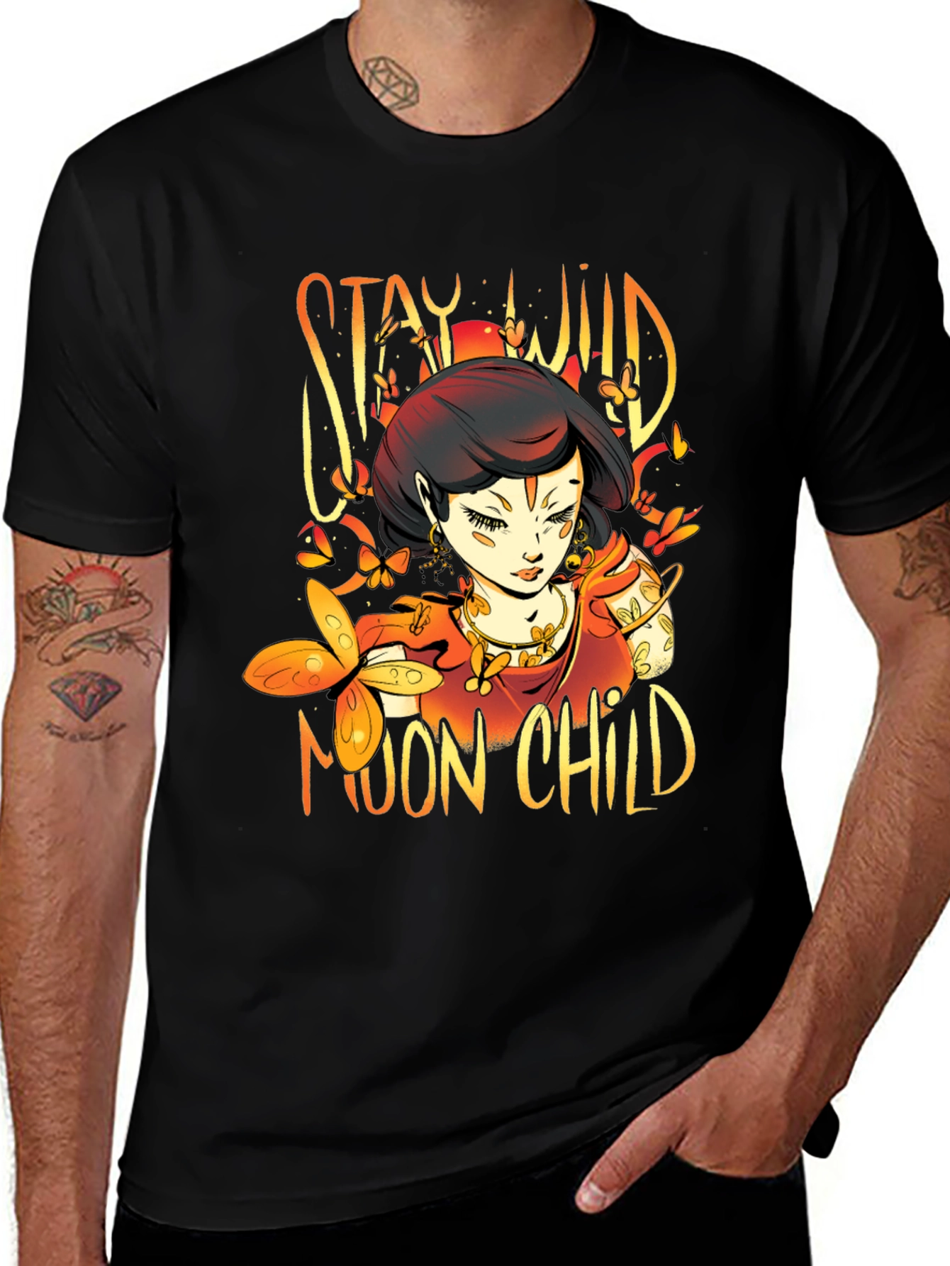 Stay Wild Moon Child Graphic T-Shirt