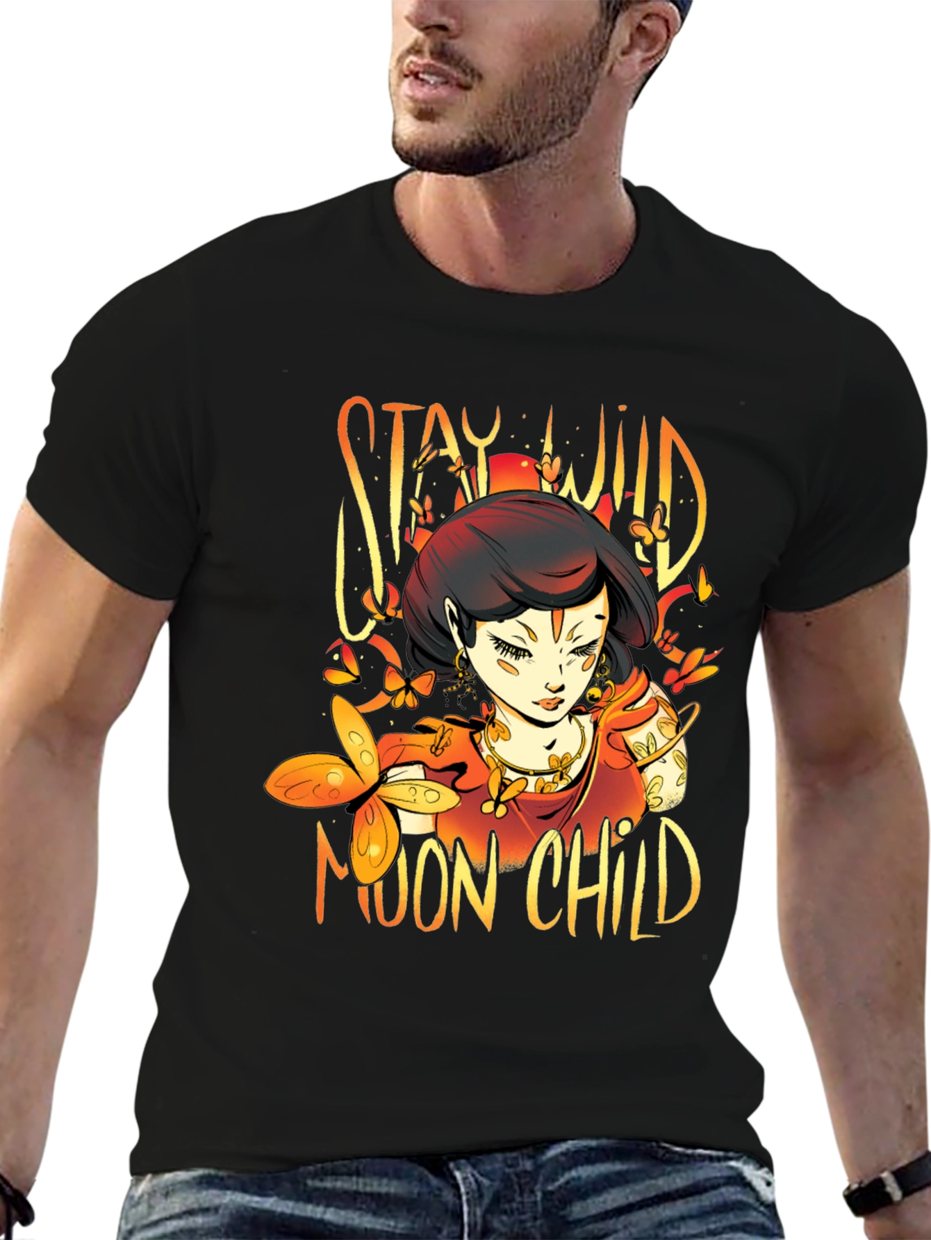 Stay Wild Moon Child Graphic T-Shirt