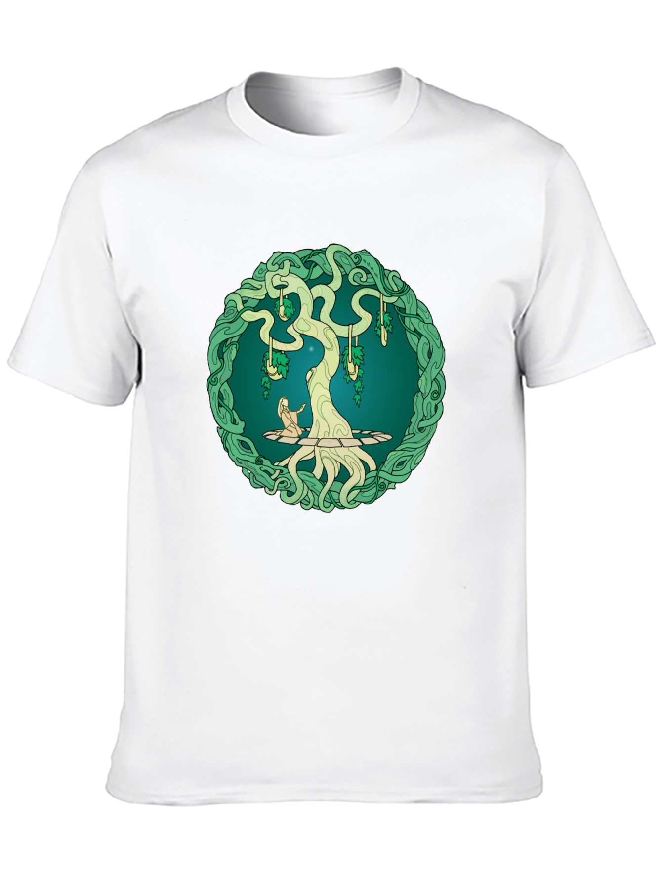 Yggdrasil Tree Graphic Black Tee