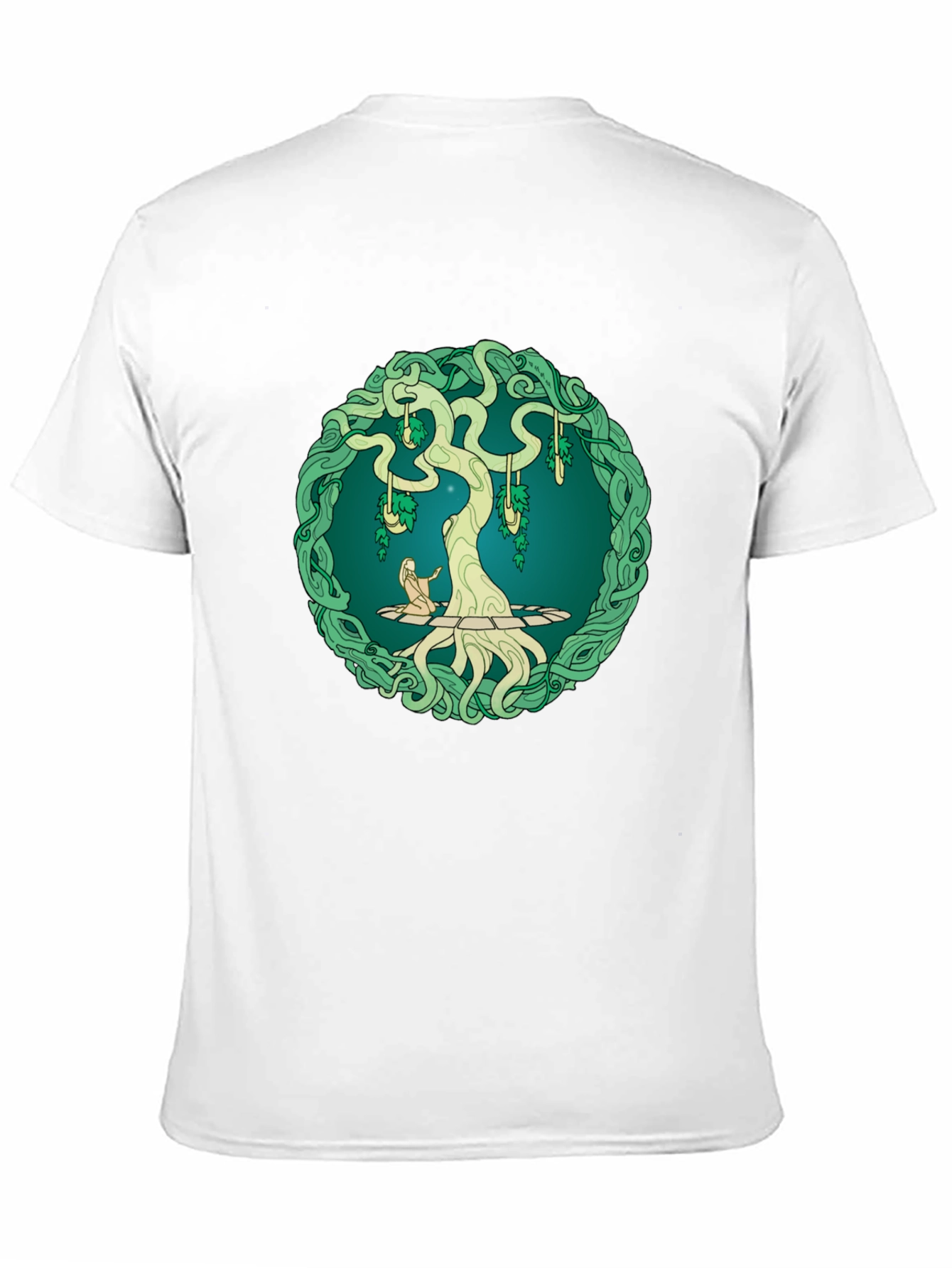 Yggdrasil Tree Graphic Black Tee