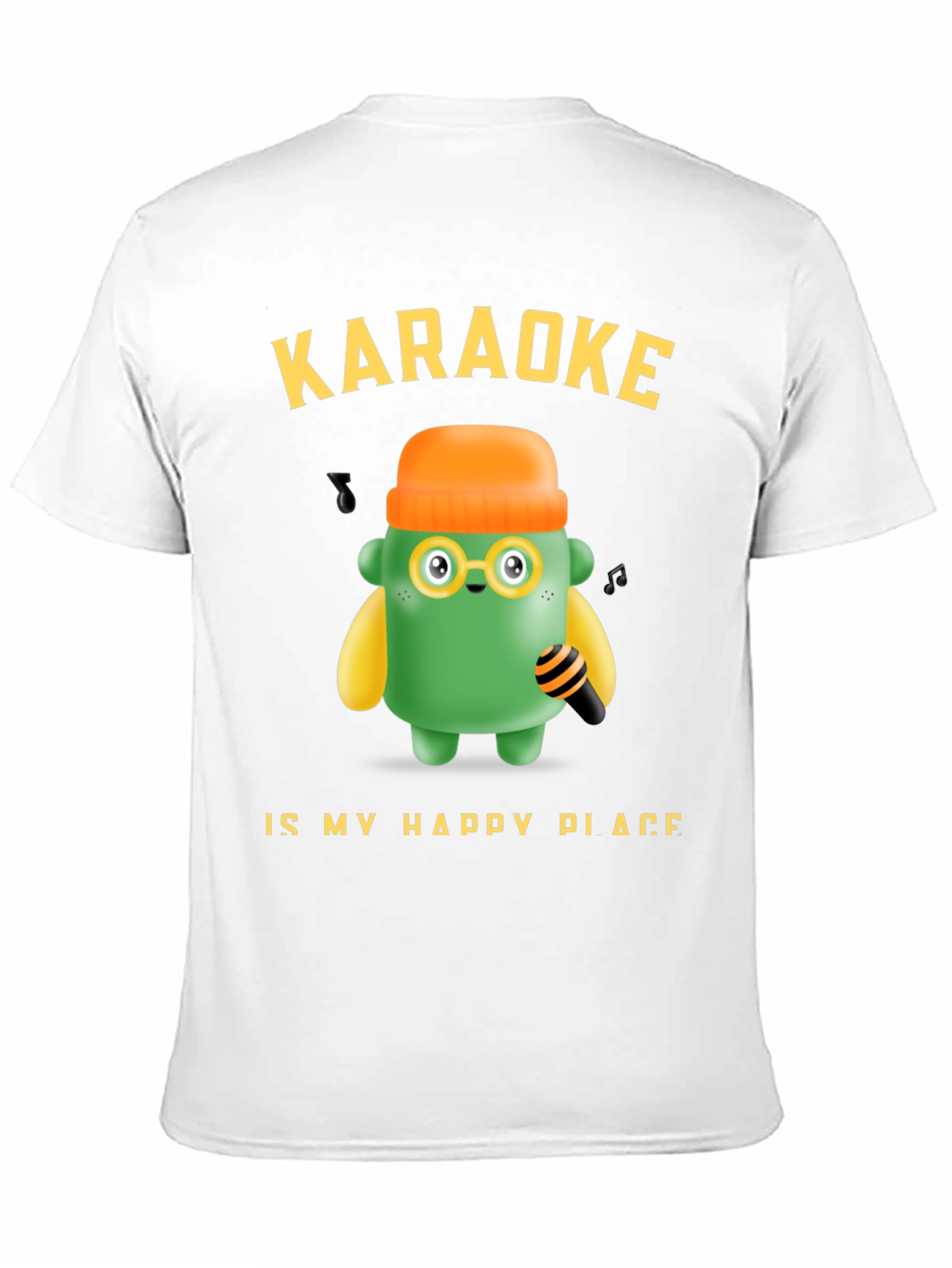 Karaoke My Happy Place T-Shirt Fun Graphic Tee