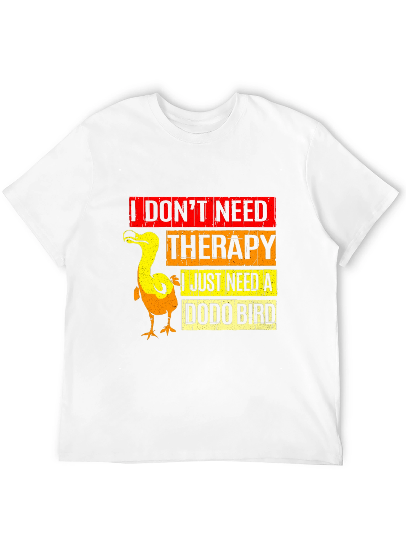 Dodo Bird Therapy T-Shirt Funny Graphic Tee
