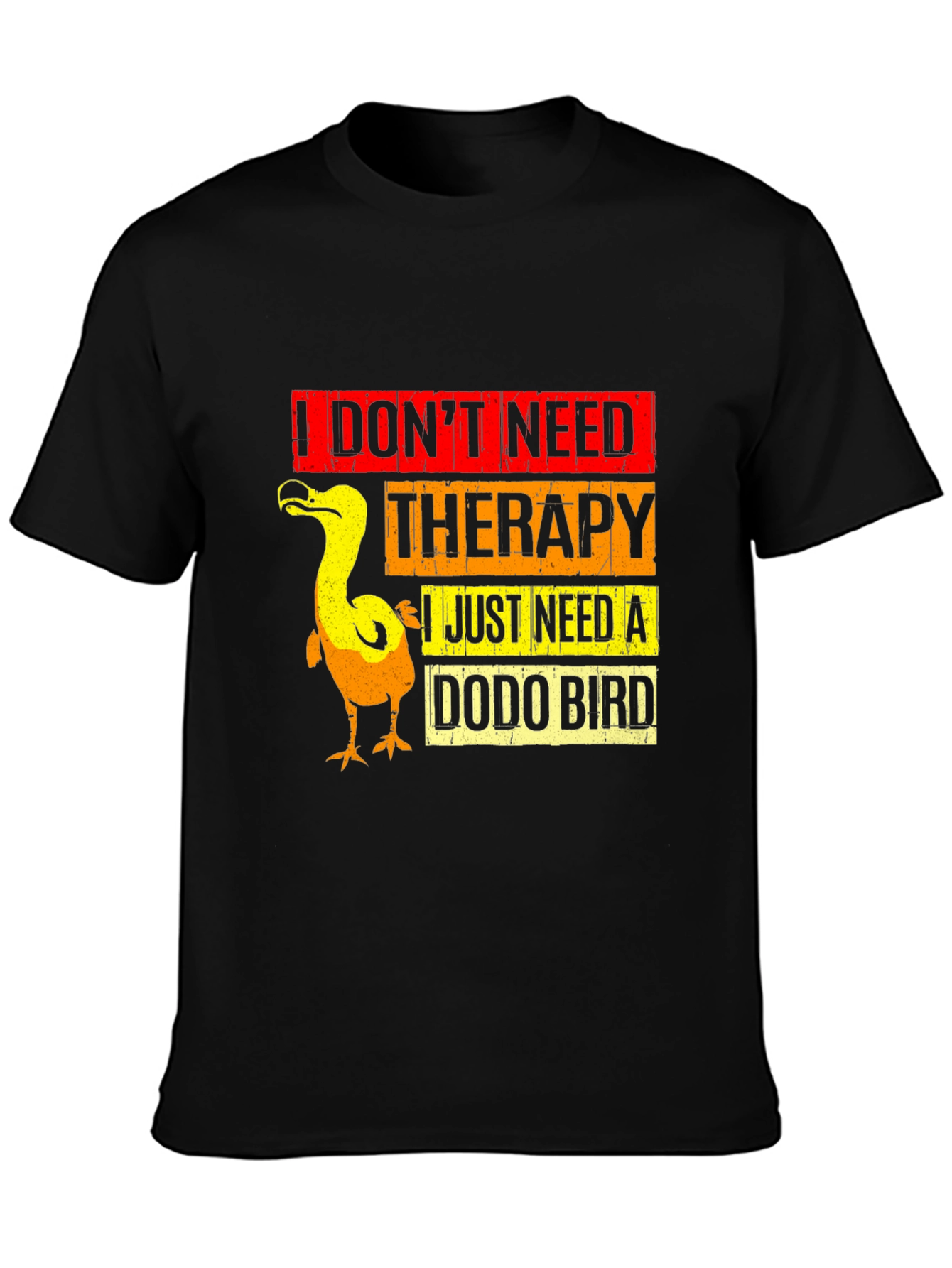 Dodo Bird Therapy T-Shirt Funny Graphic Tee