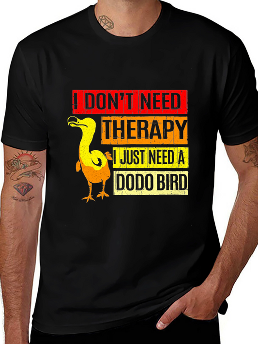 Dodo Bird Therapy T-Shirt Funny Graphic Tee