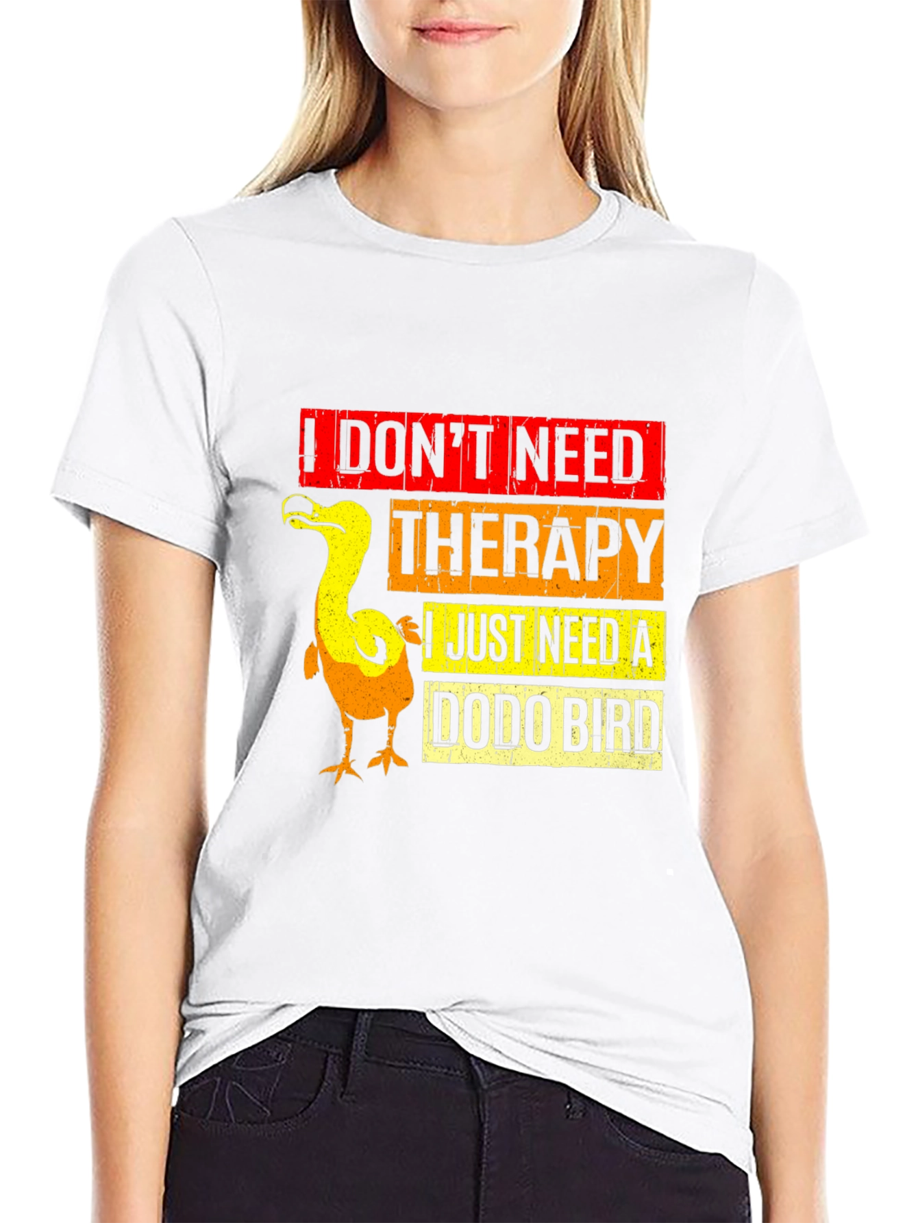 Dodo Bird Therapy T-Shirt Funny Graphic Tee