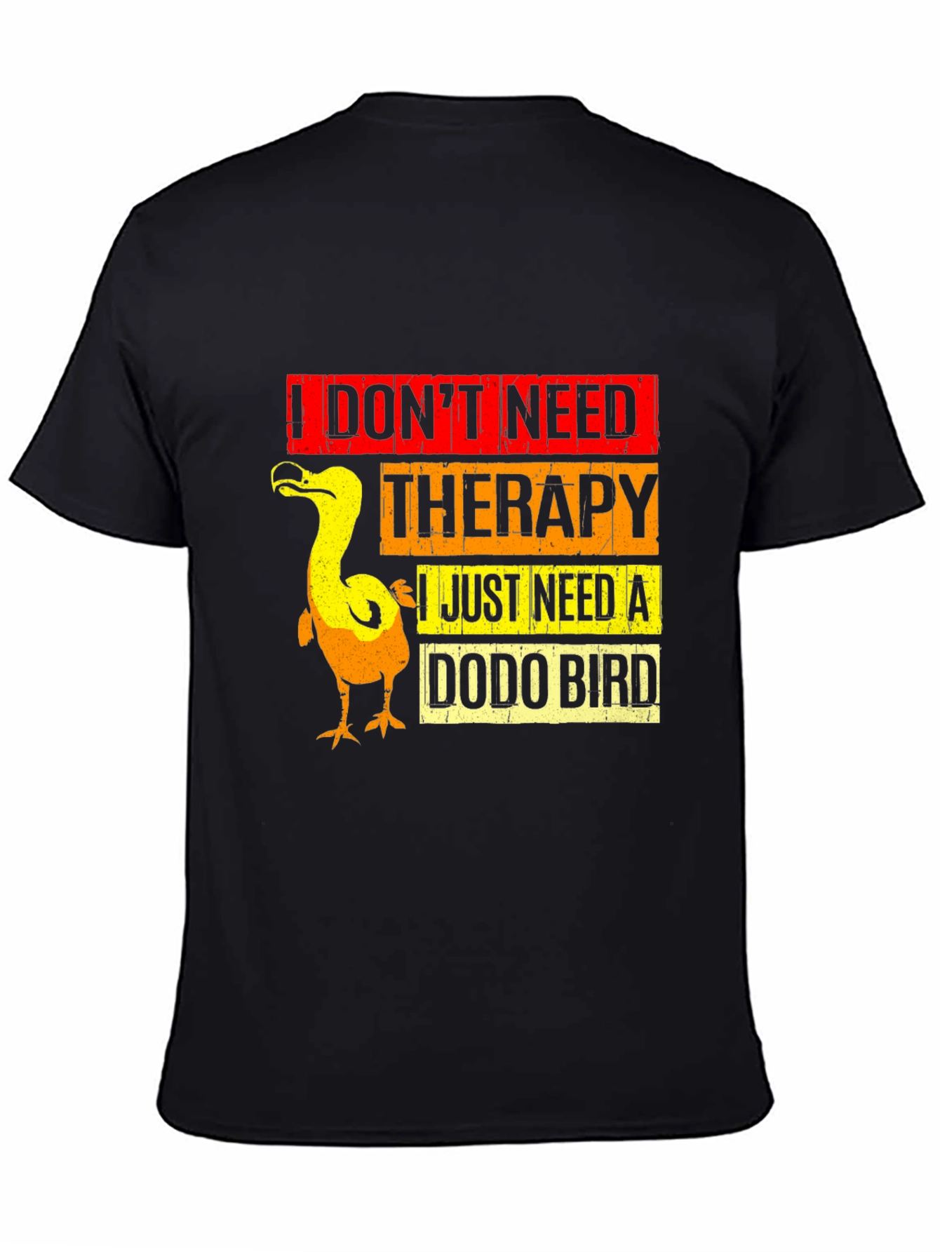 Dodo Bird Therapy T-Shirt Funny Graphic Tee
