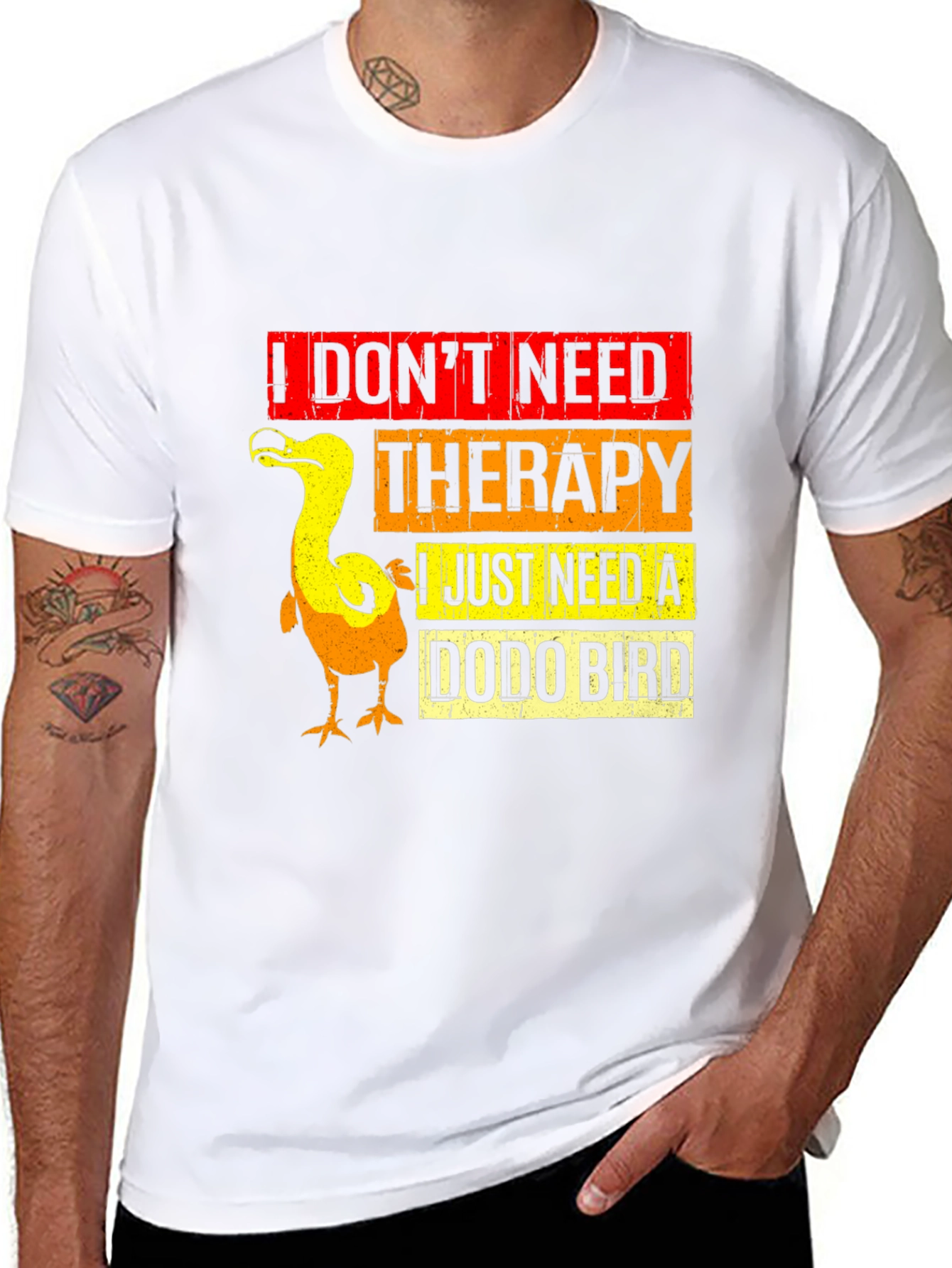 Dodo Bird Therapy T-Shirt Funny Graphic Tee
