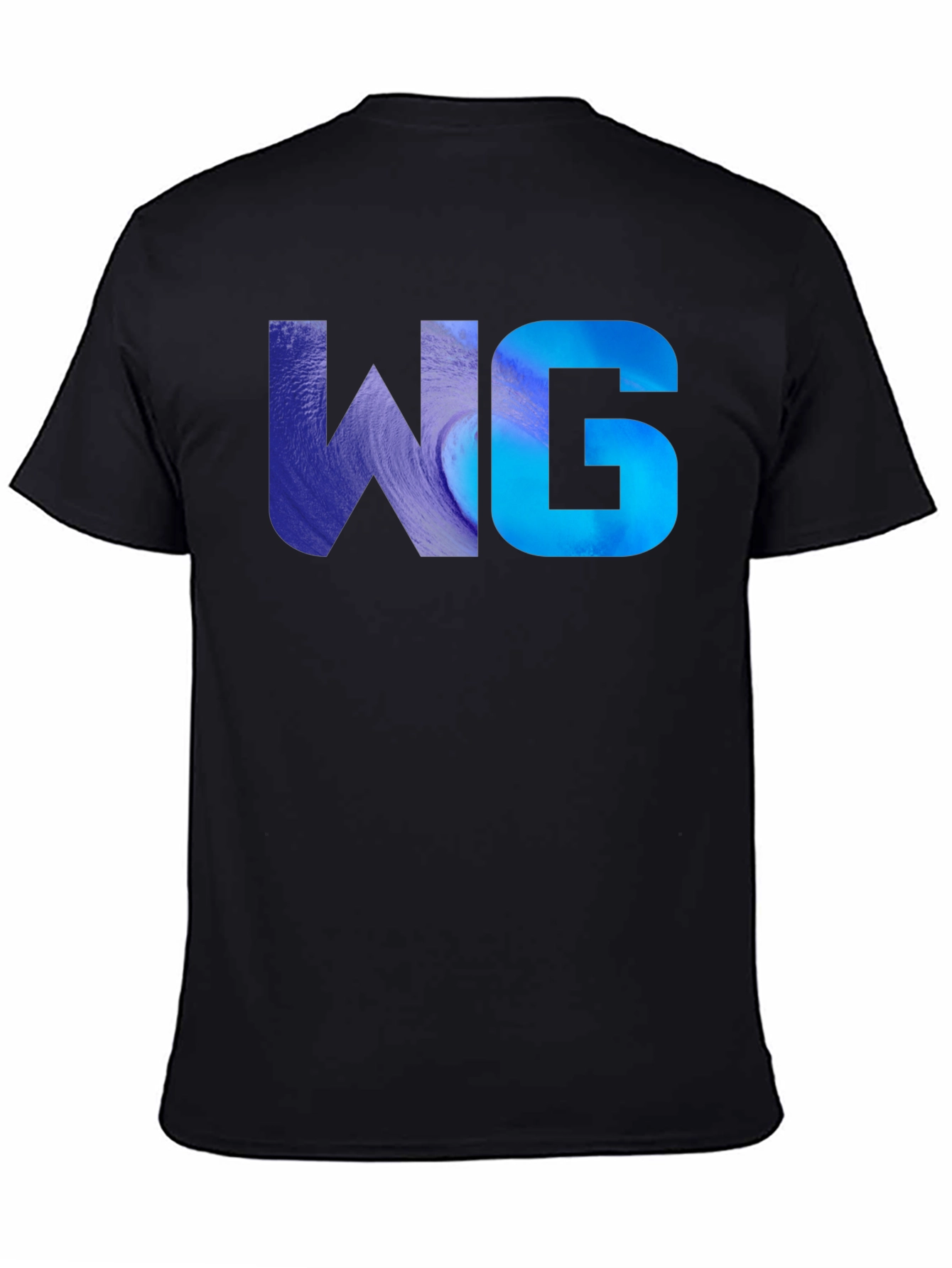 WG Graphic Tee - Modern Print Black T-Shirt